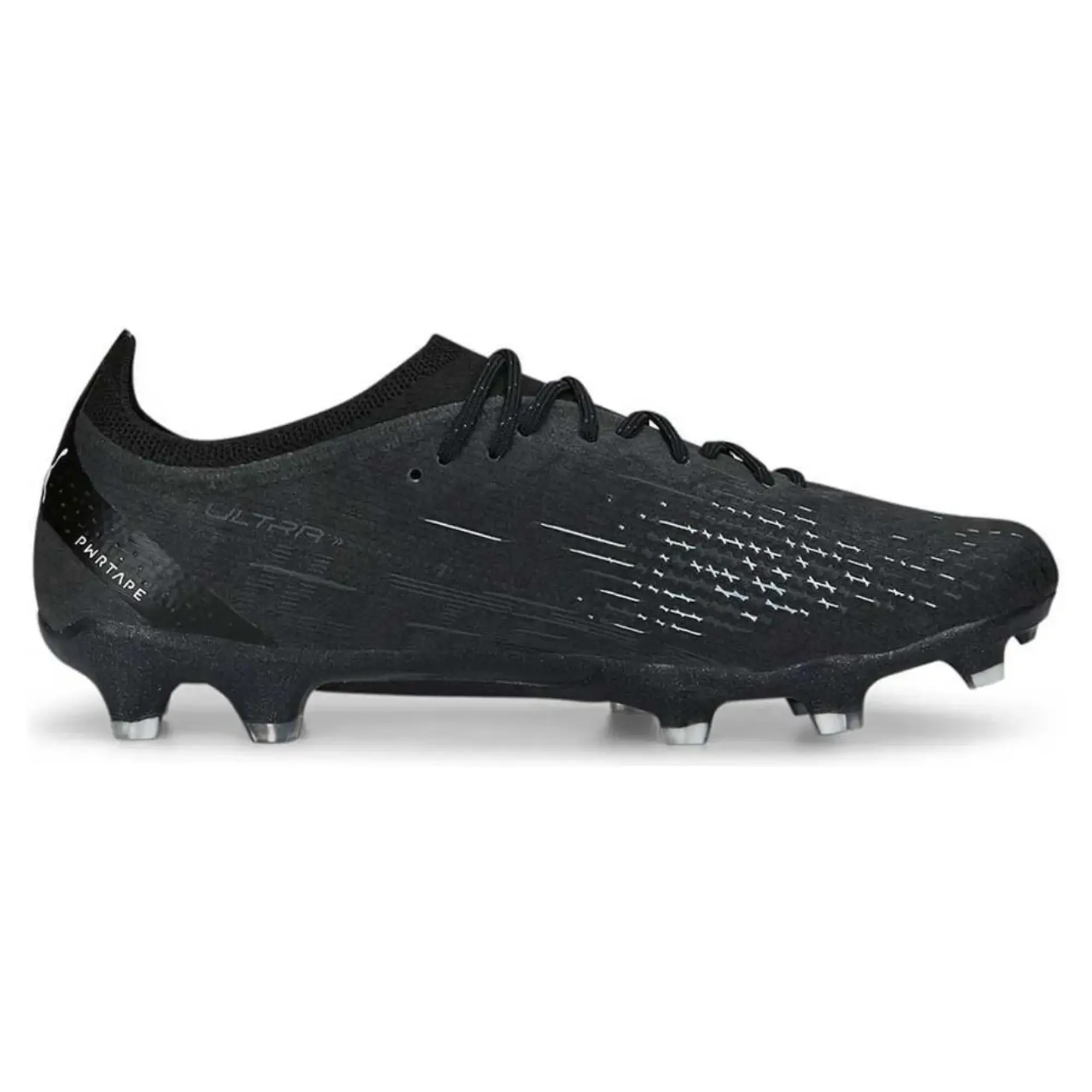 PUMA Ultra Ultimate FG/AG Football Boots, Black/White
