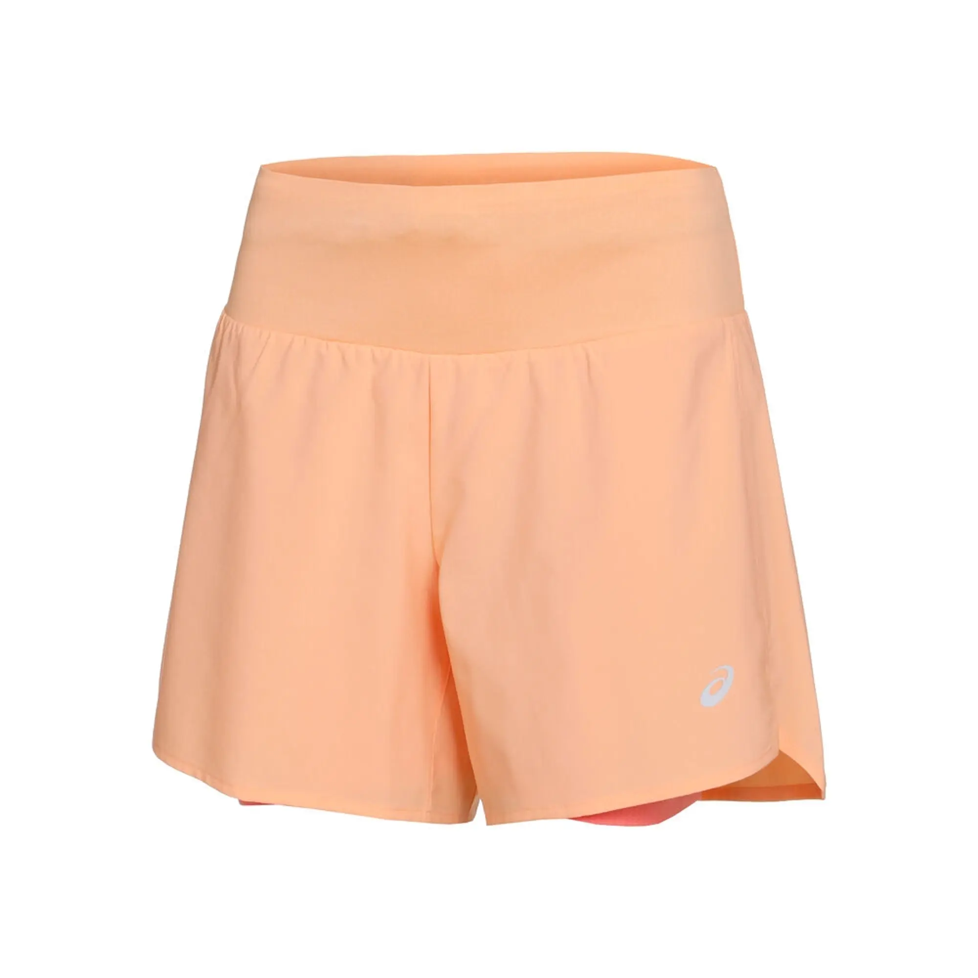 ASICS Road 2in1 5.5in Shorts Women - Orange, Pink