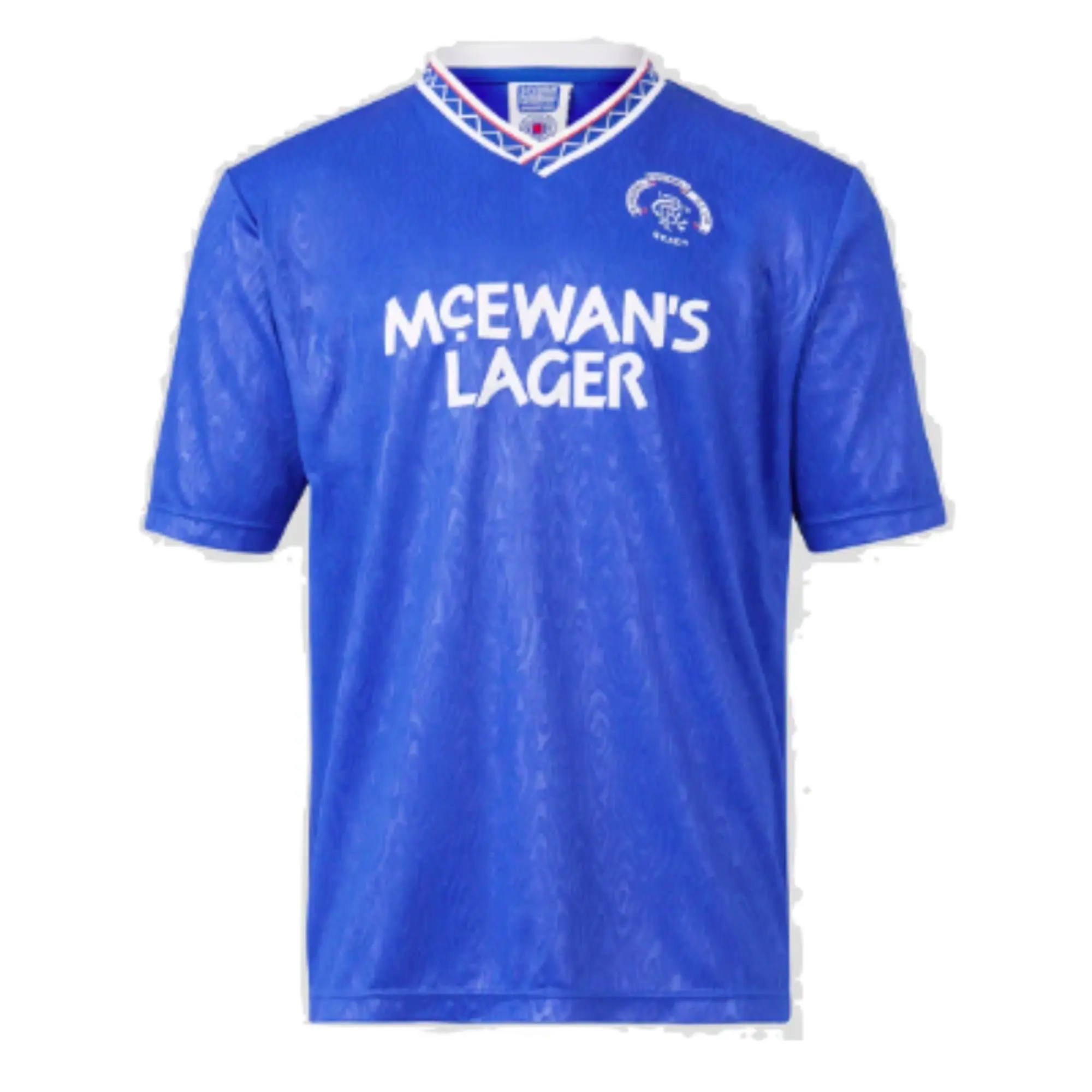 Score Draw Rangers Mens SS Home Shirt 1990/91