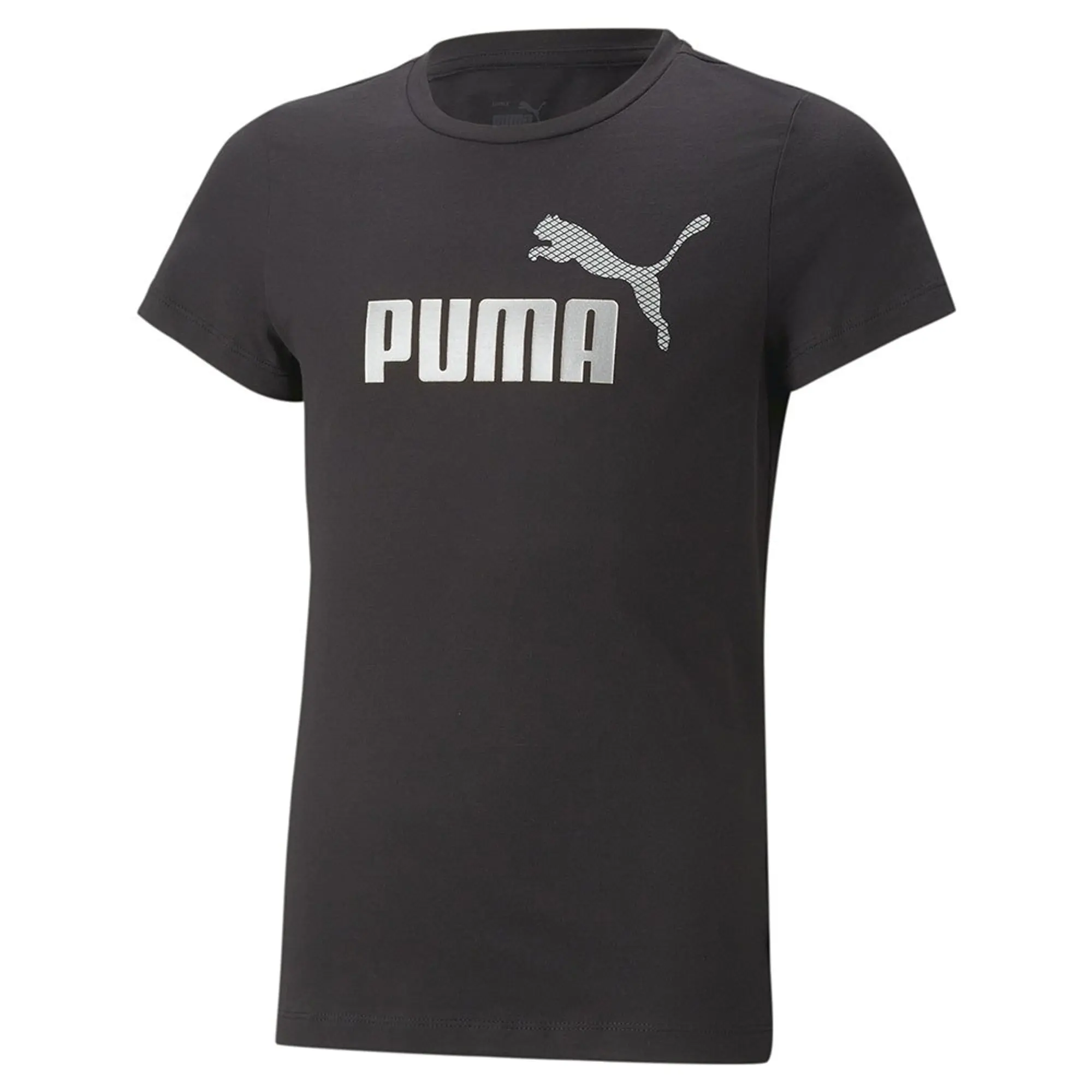 Puma Ess+ Mermaid Graphic Kids Short Sleeve T-shirt - Black | 673515_01 ...