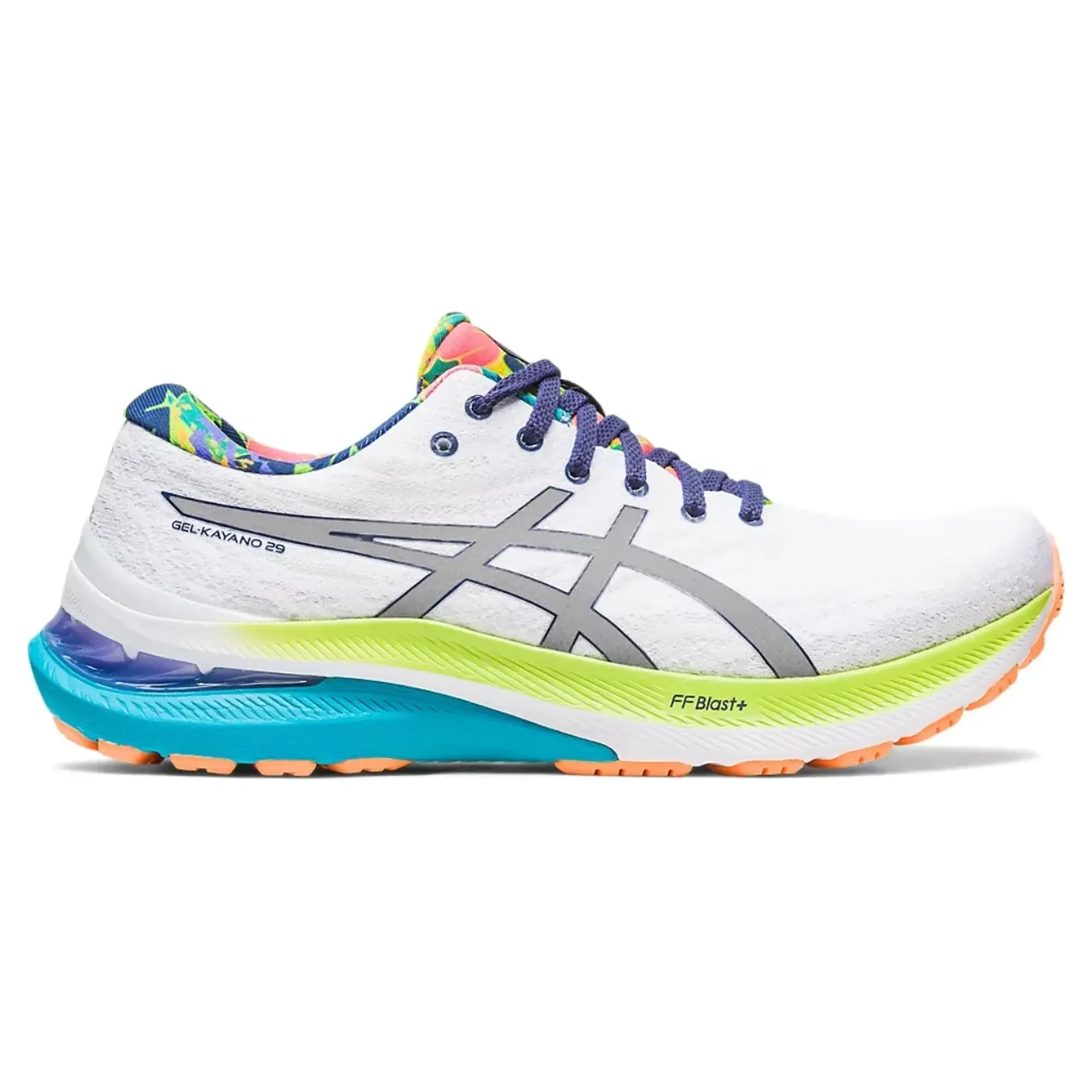 ASICS Gel-Kayano 29 Lite-Show Stability Running Shoe Men - White, Multicoloured
