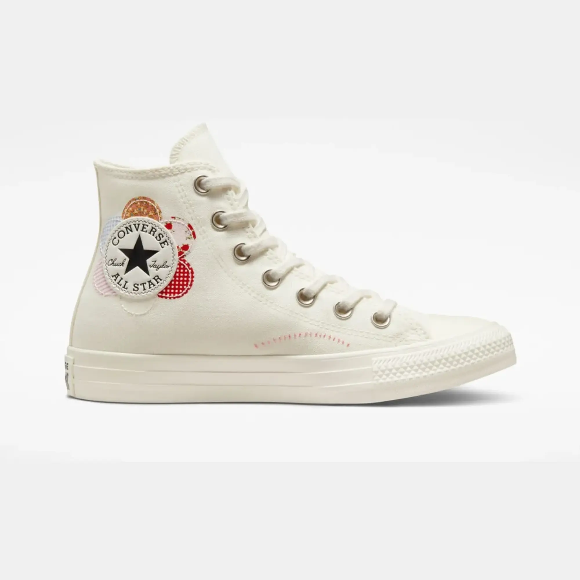 Converse all star crafted patchwork trainers in white