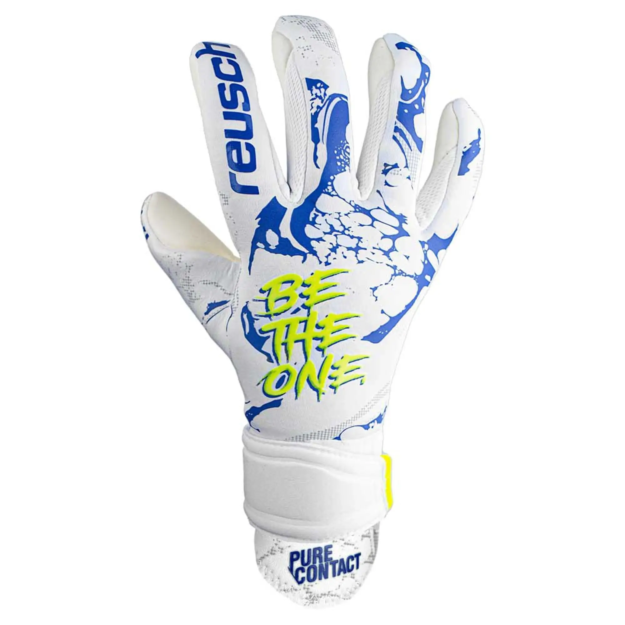 Reusch Pure Contact Silver Junior Goalkeeper Gloves  - White