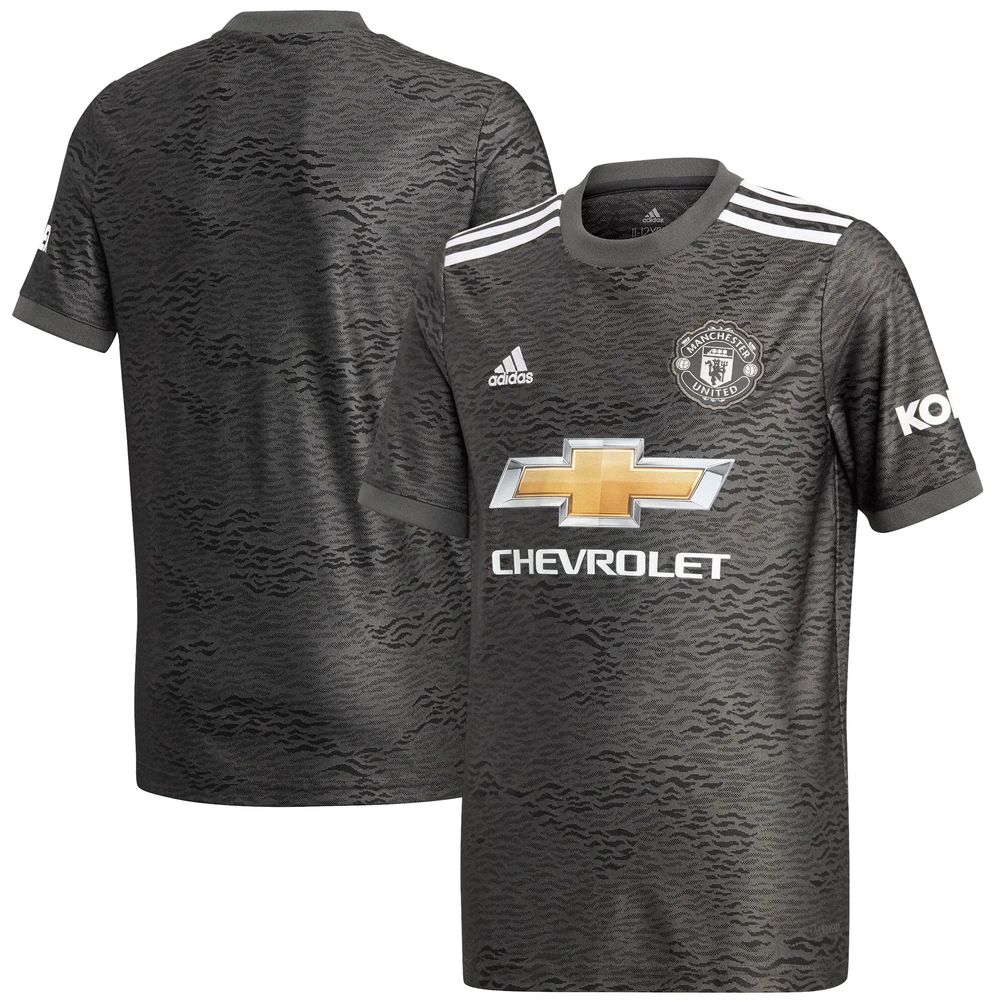 adidas Manchester United Kids SS Away Shirt 2020/21