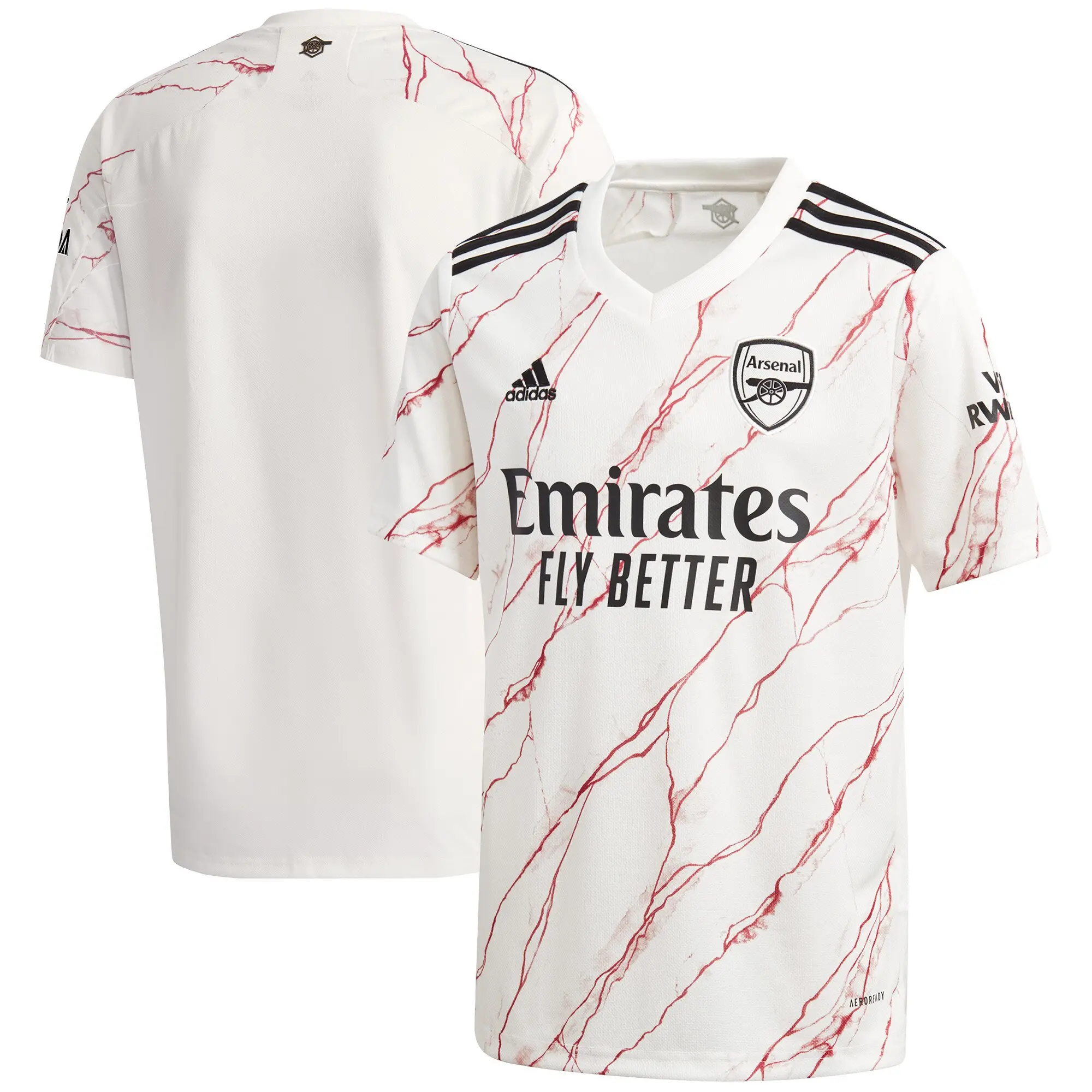 adidas Arsenal Boys SS Away Shirt 2020/21