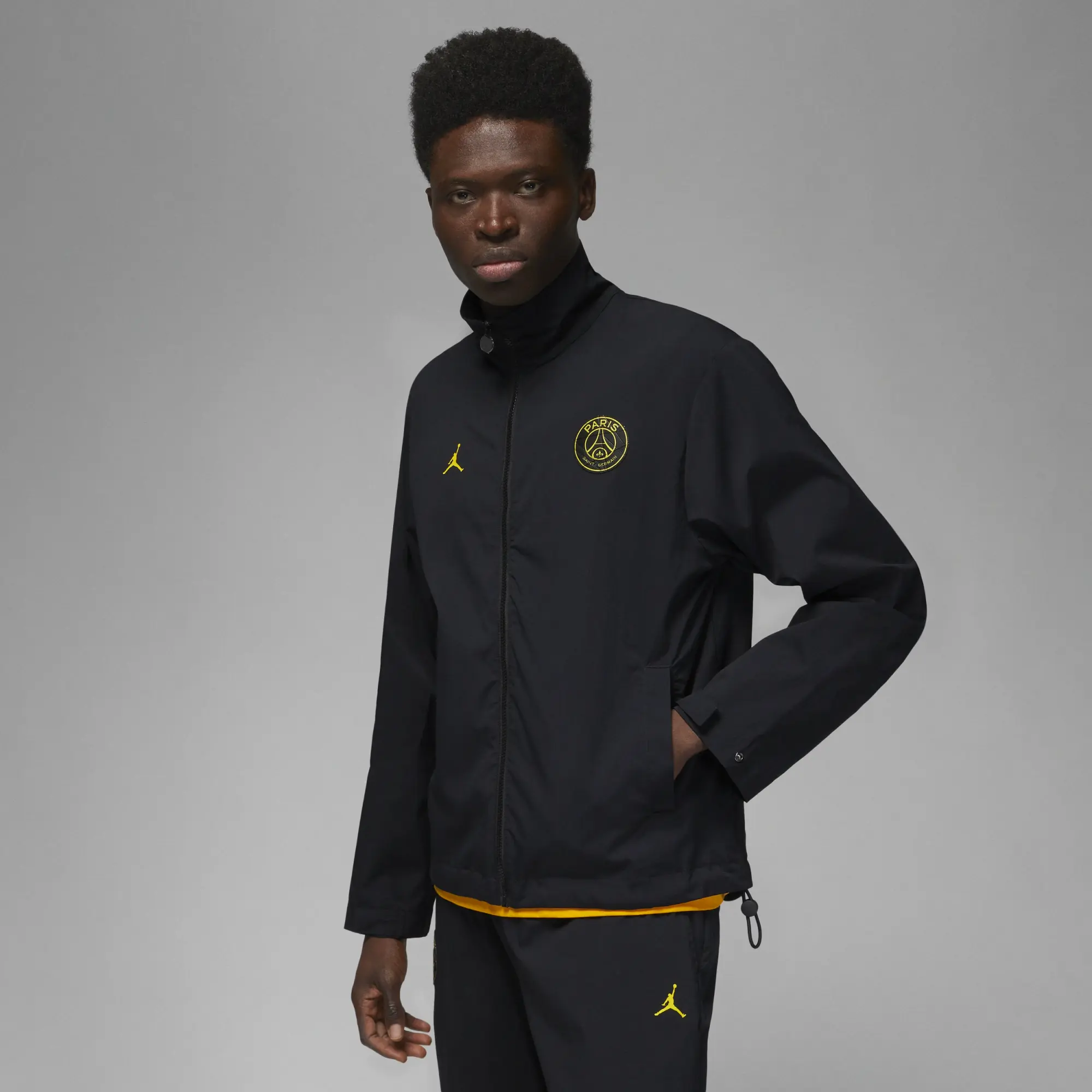Nike Jordan Paris Saint-Germain Men's Woven Jacket - Black