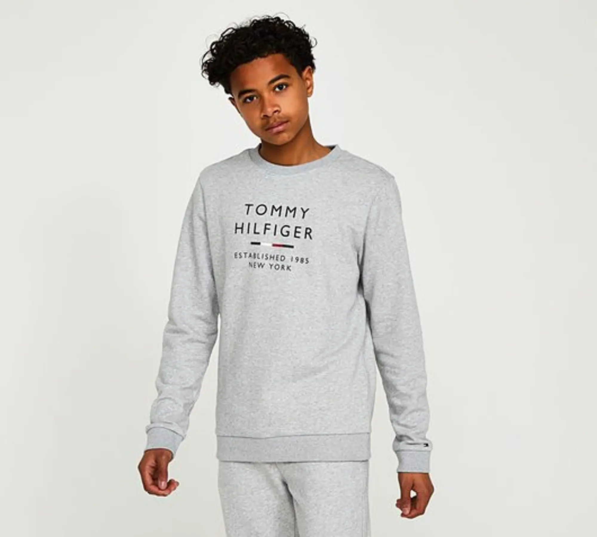 Tommy Hilfiger Th Logo Sweatshirt - Grey