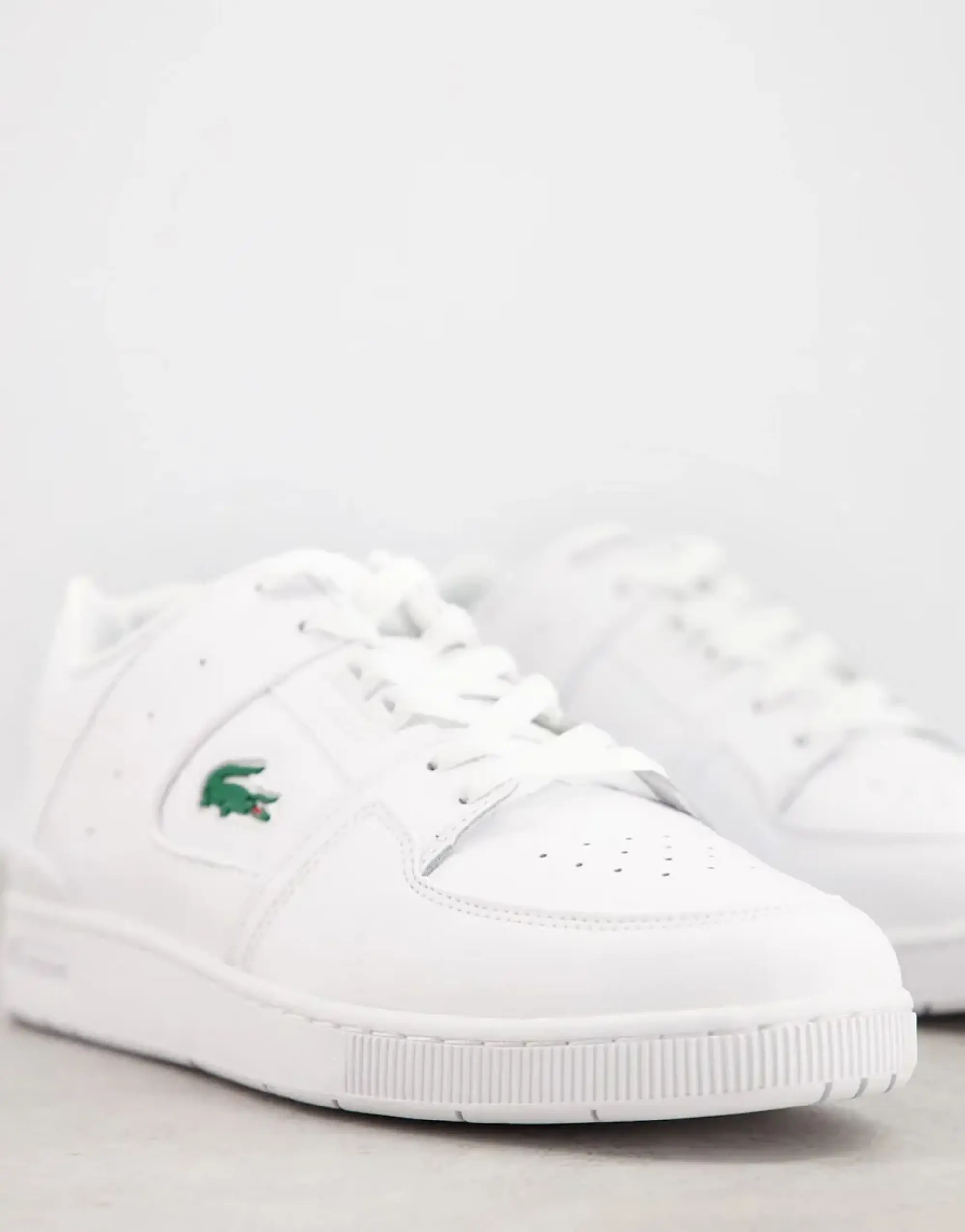 Lacoste Court Cage Trainers In White