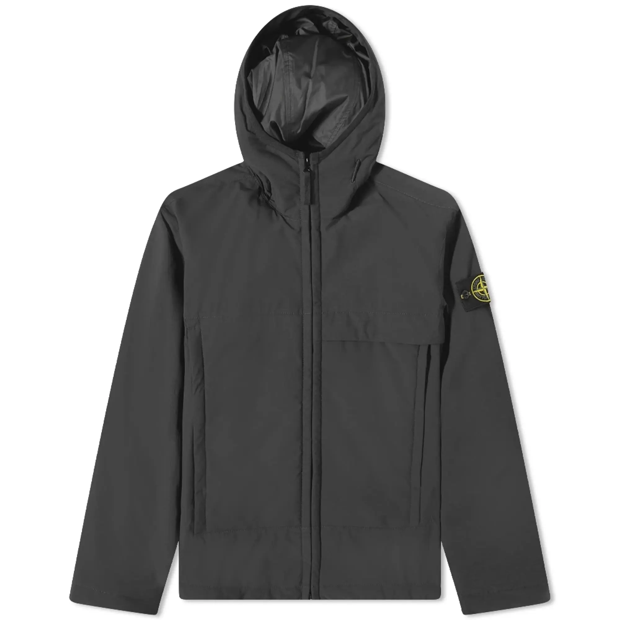 Stone Island Soft-Shell Primaloft Hooded Jacket Black
