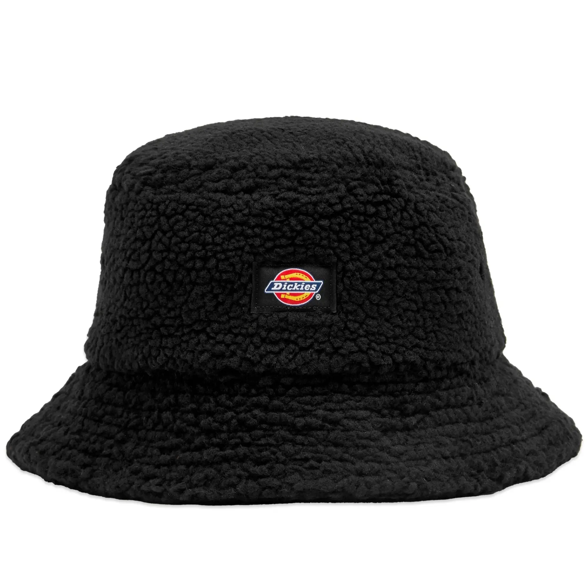 Dickies Men's Red Chute Sherpa Fleece Bucket Hat Black