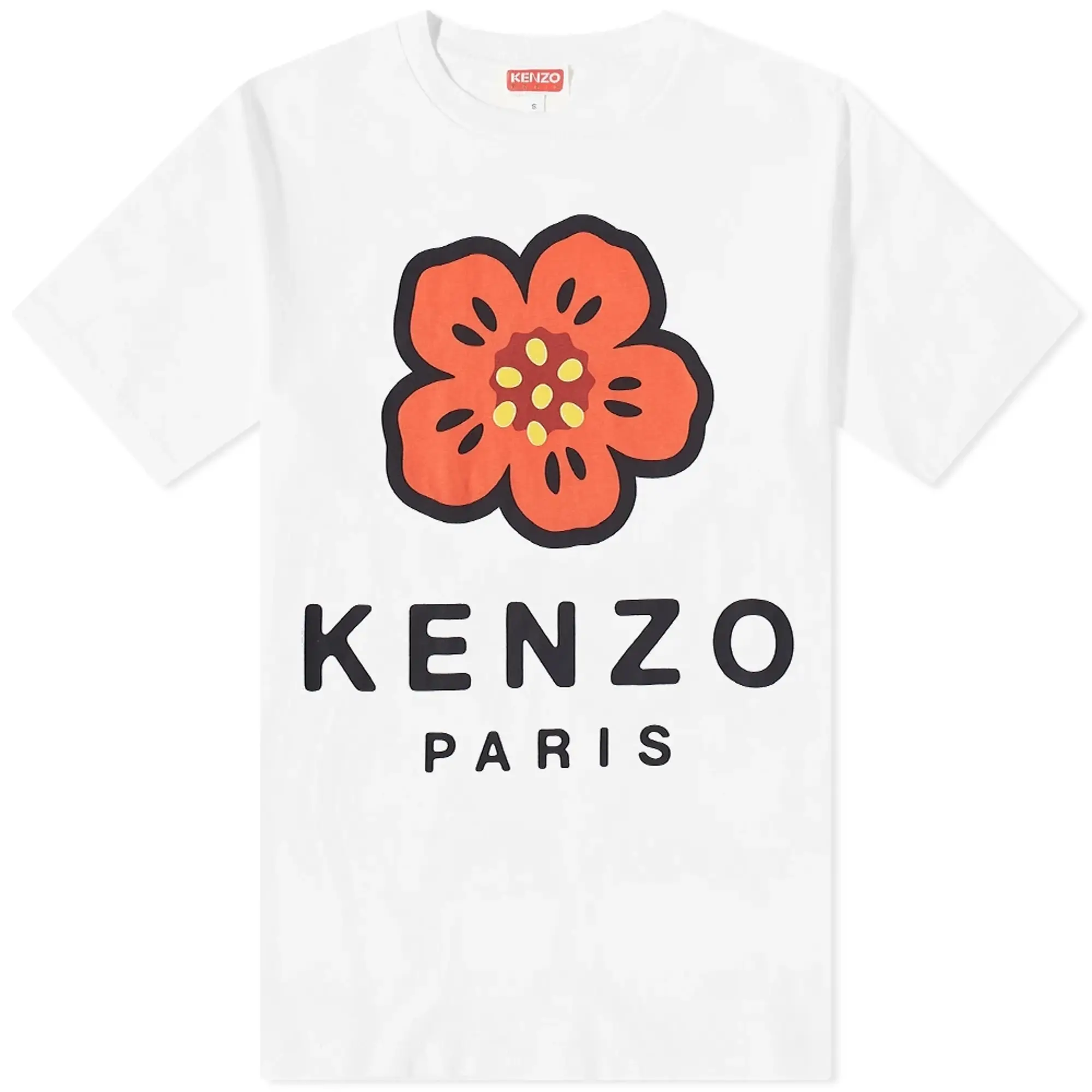 KENZO Paris Kenzo Logo Print T-Shirt White