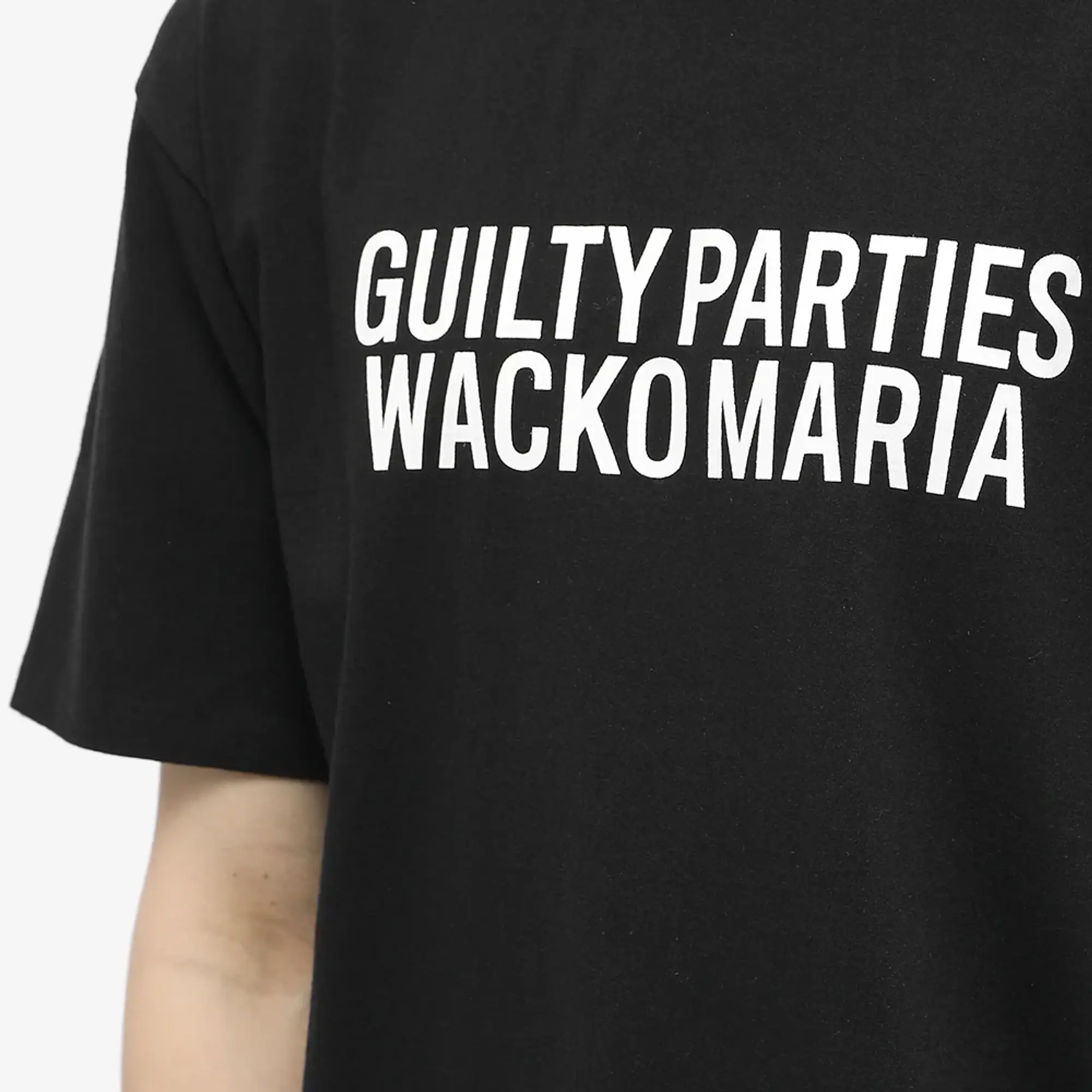 Asics Wacko Maria Washed Heavy Weight Crew T-Shirt Black | 22FWE
