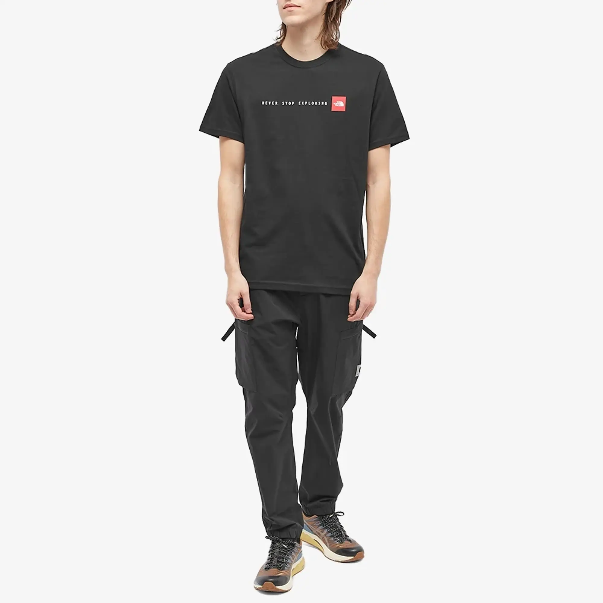 THE NORTH FACE Men's S/S Never Stop Exploring Tee - Black, Black