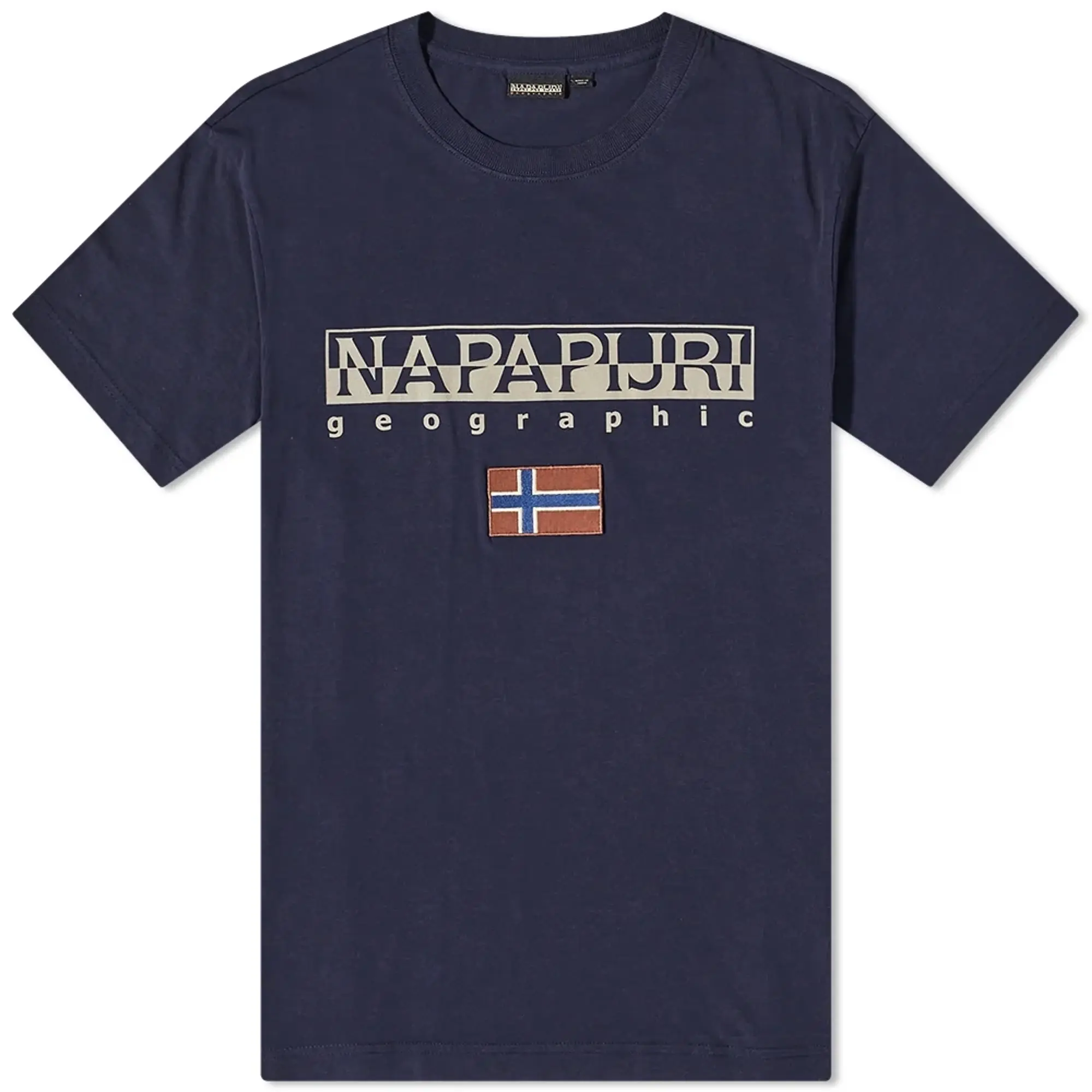 Napapijri S-ayas Short Sleeve T-shirt  - Blue