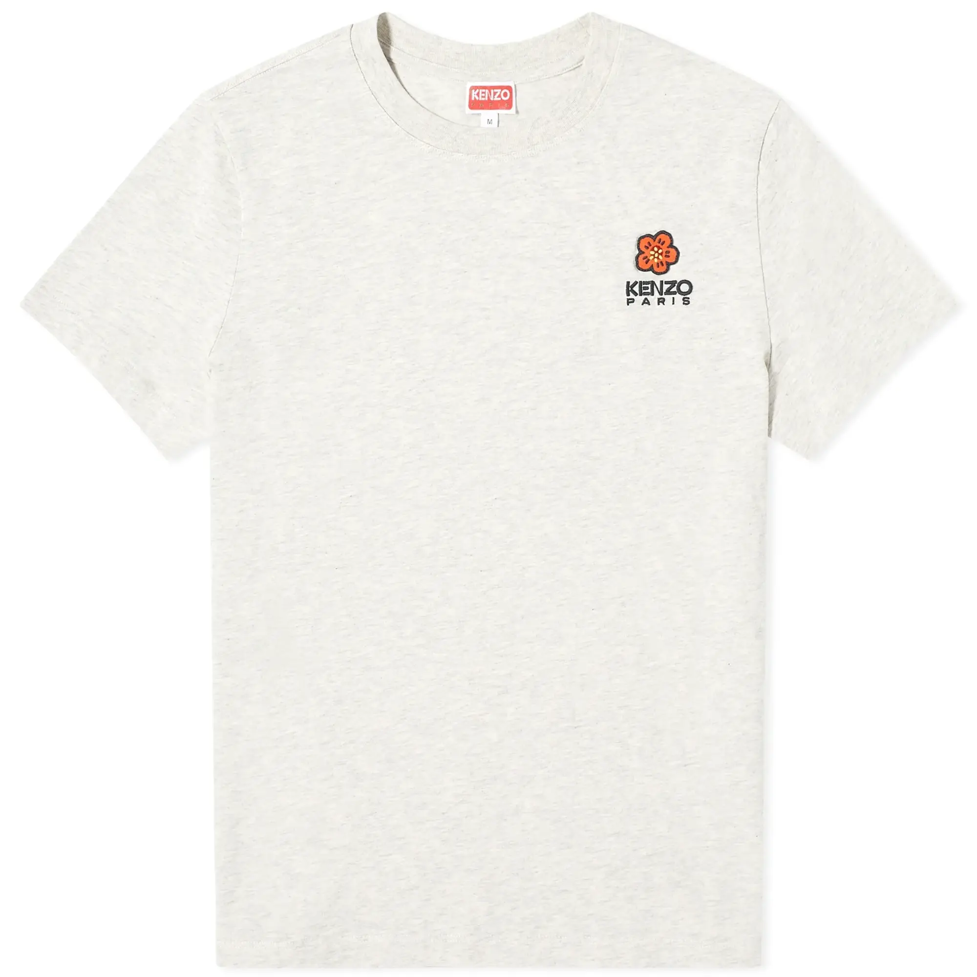 Kenzo Crest Logo Classic T-Shirt Pale Grey