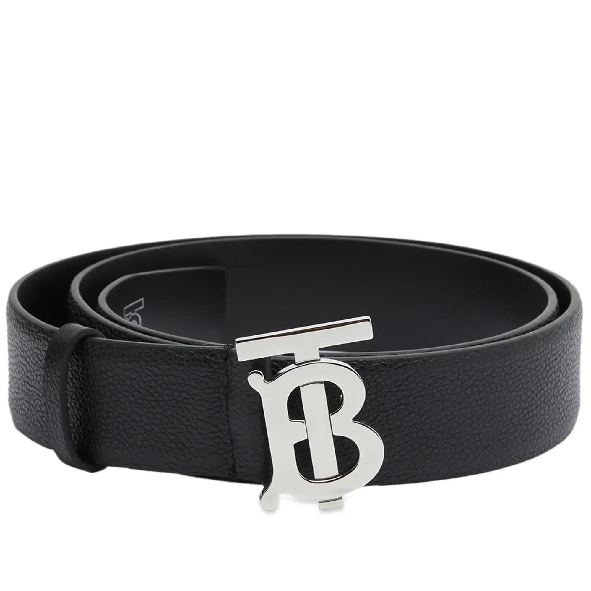 Burberry Leather B Buckle Belt , Size: 100