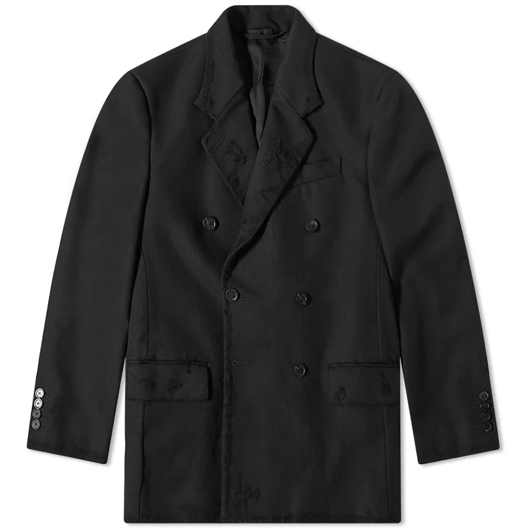 Balenciaga Men's Shrunk Suit Jacket Black