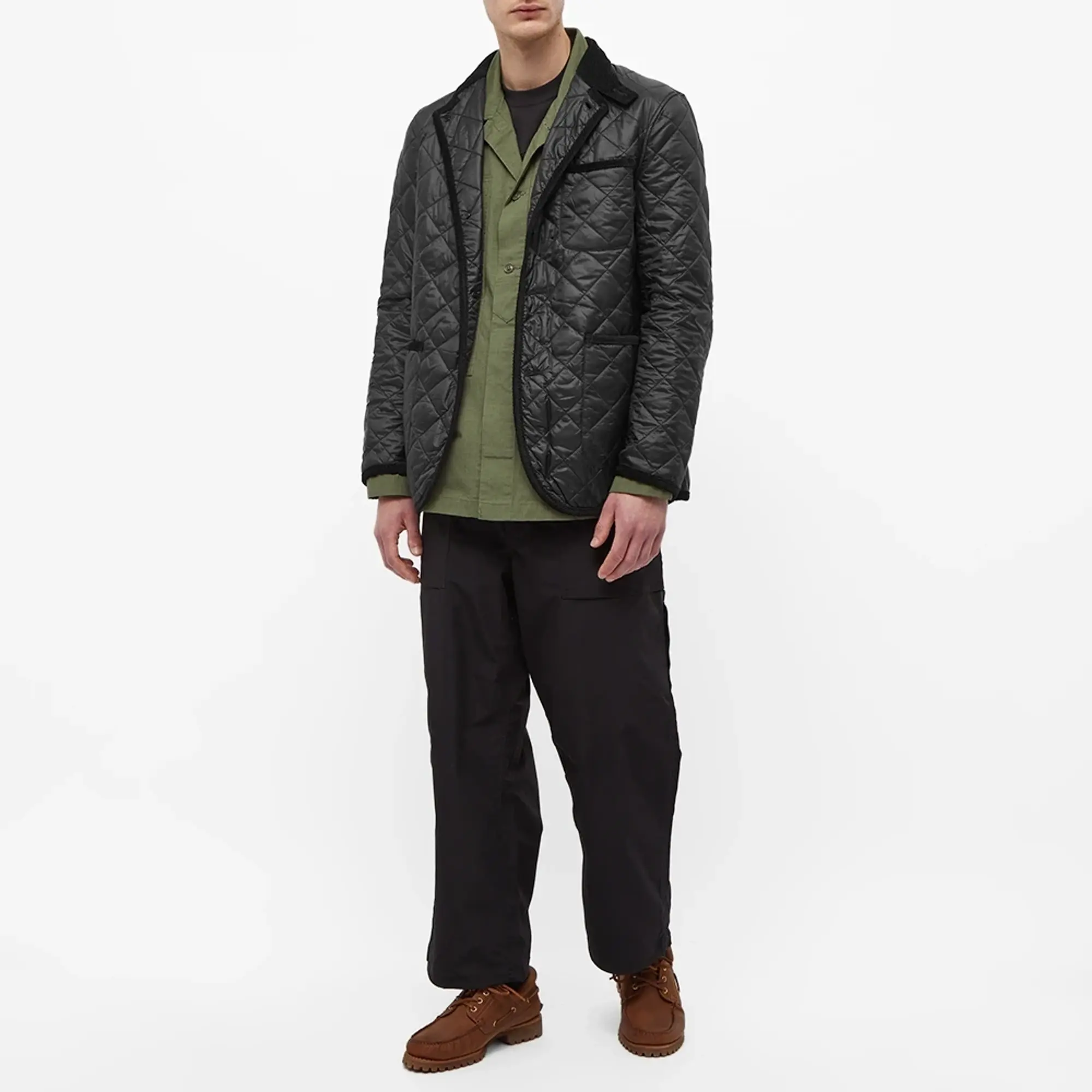 Barbour x Engineered Garments Loitery Quilted Jacket Black