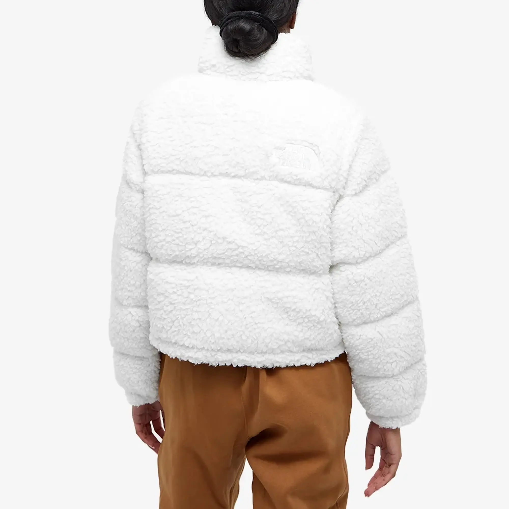 The North Face High Pile Nuptse Jacket White