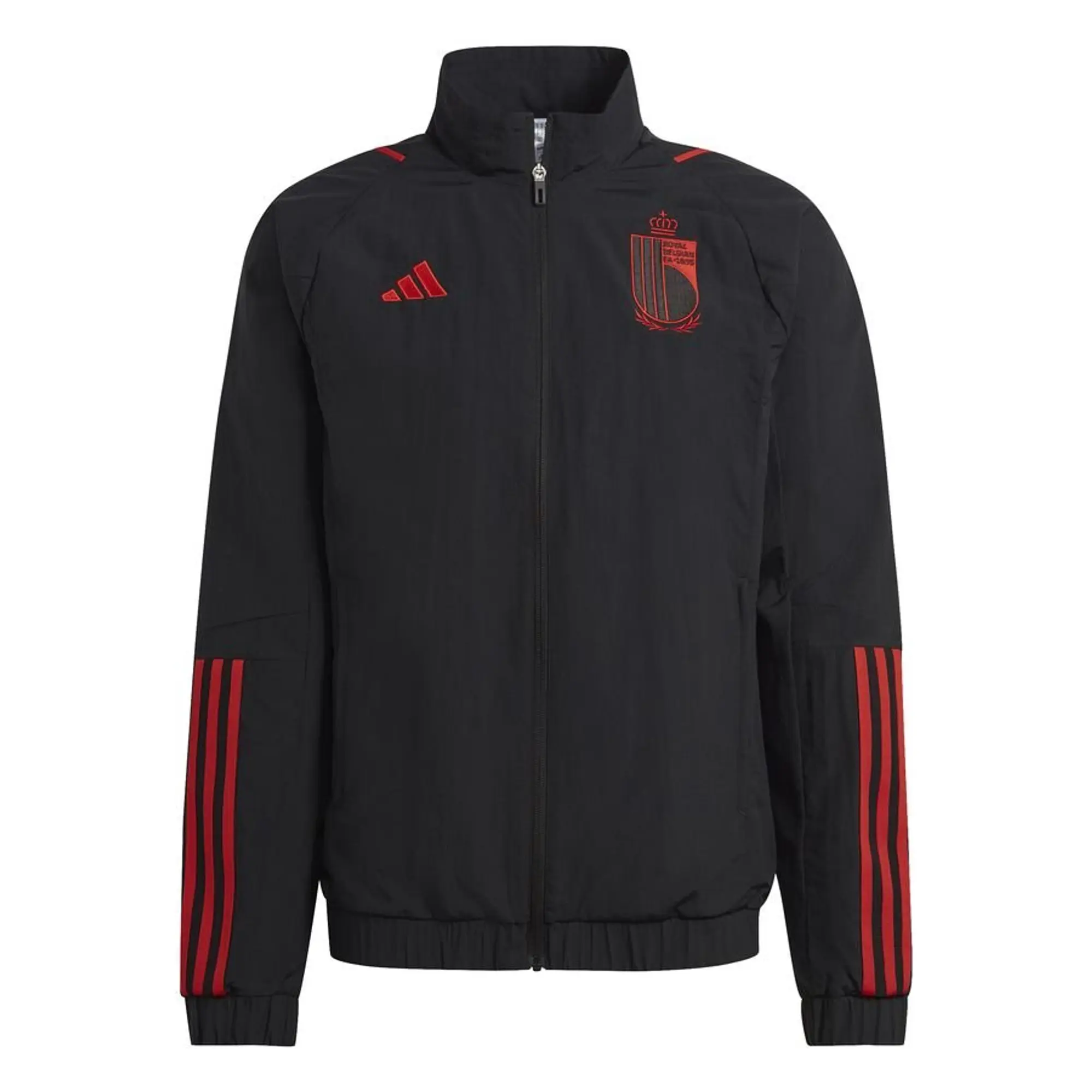 adidas 2022-2023 Belgium Training Jacket (Black)