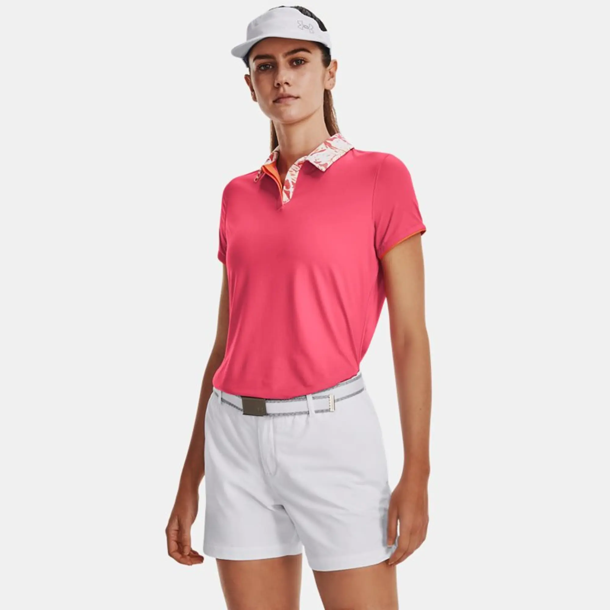 Women's  Under Armour  Iso-Chill Polo Perfection / Metallic Silver