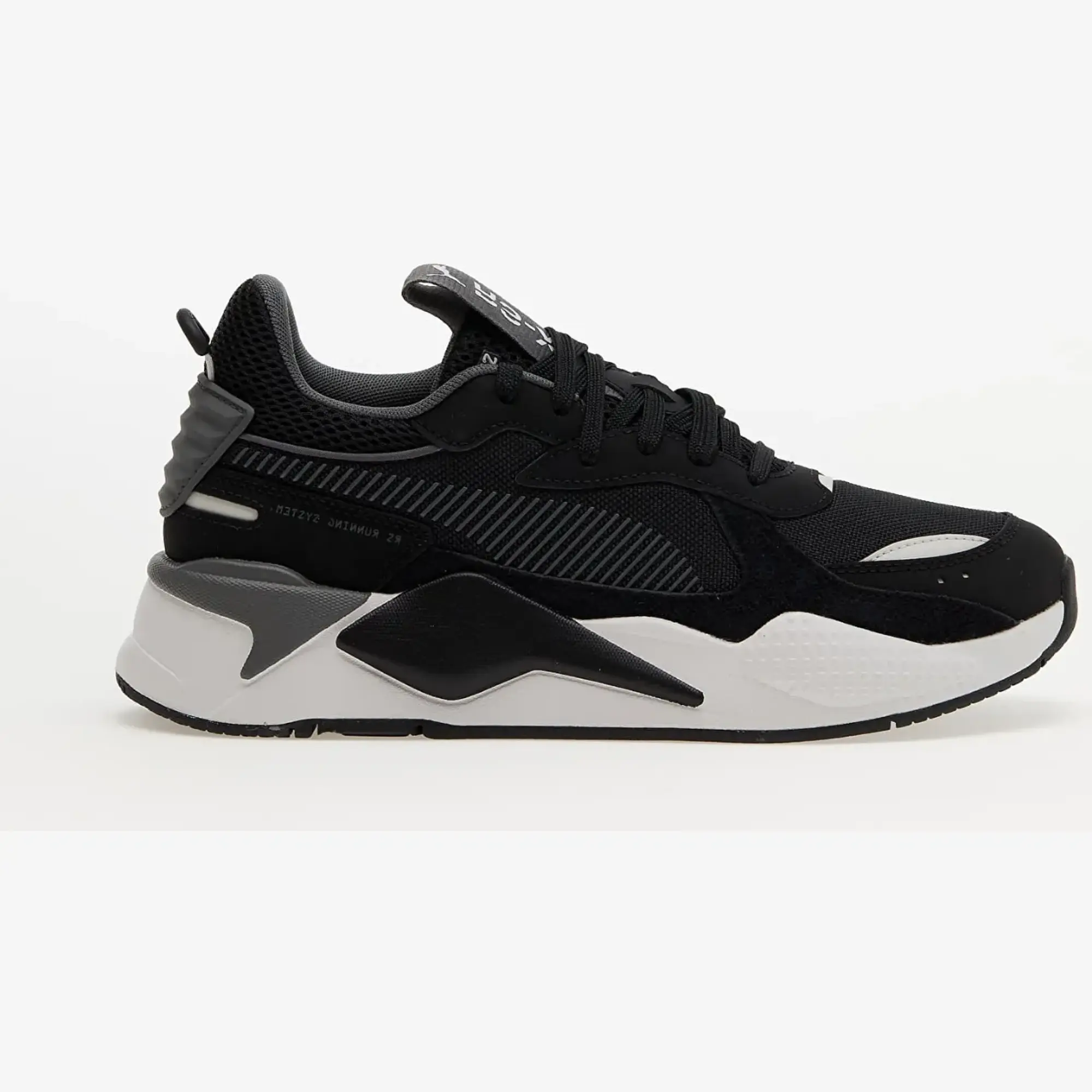 PUMA RS-X Suede Sneakers, Black/Glacial Grey