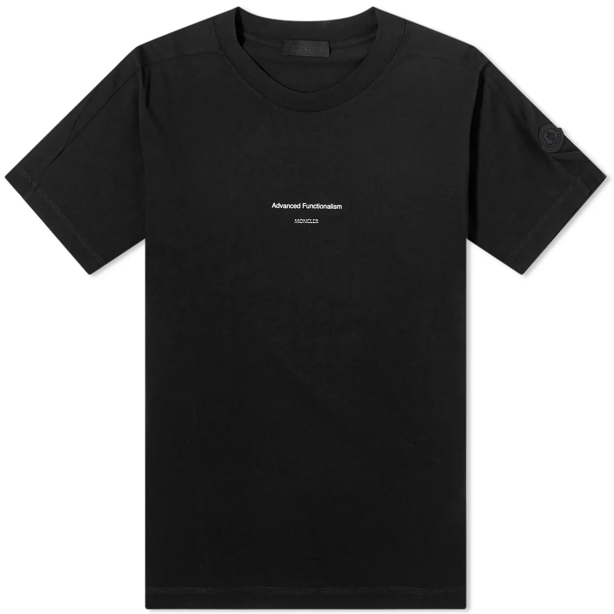 Moncler Women's Small Logo T-Shirt Black