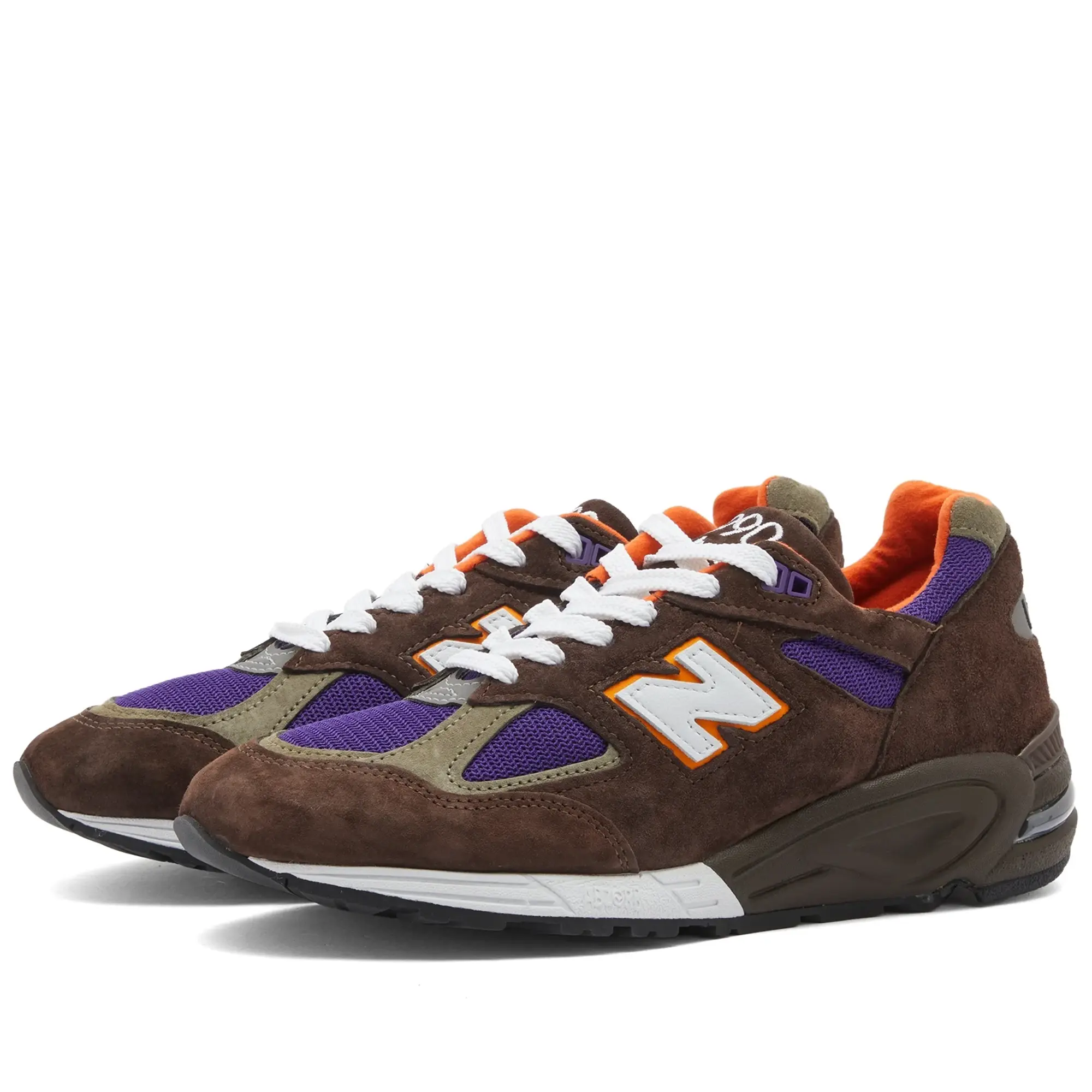 New Balance 990v2 Brown Purple - Made in USA US 10 | M990BR2