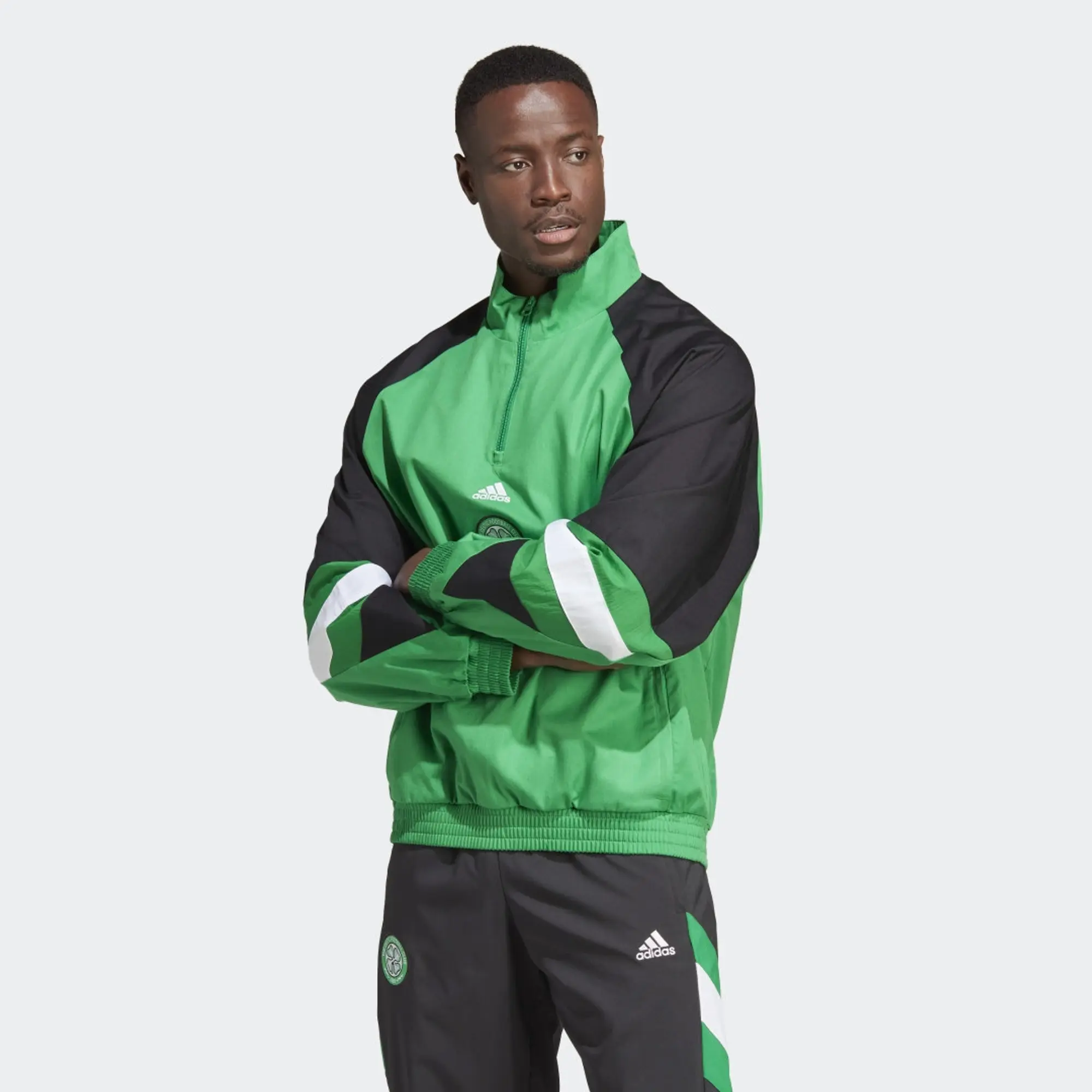 adidas Celtic FC Icon Top - Green / Black