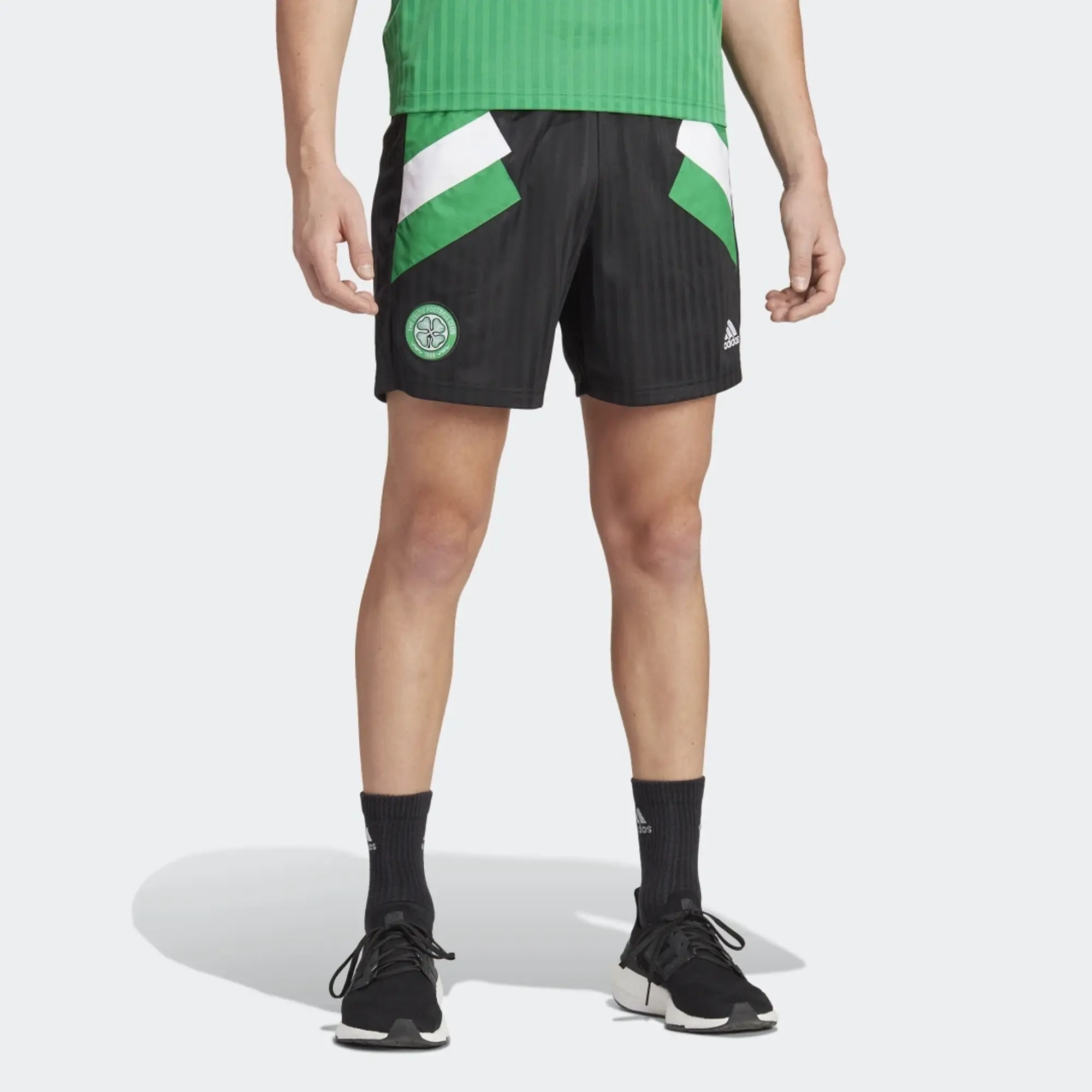 adidas Celtic FC Icon Shorts - Black