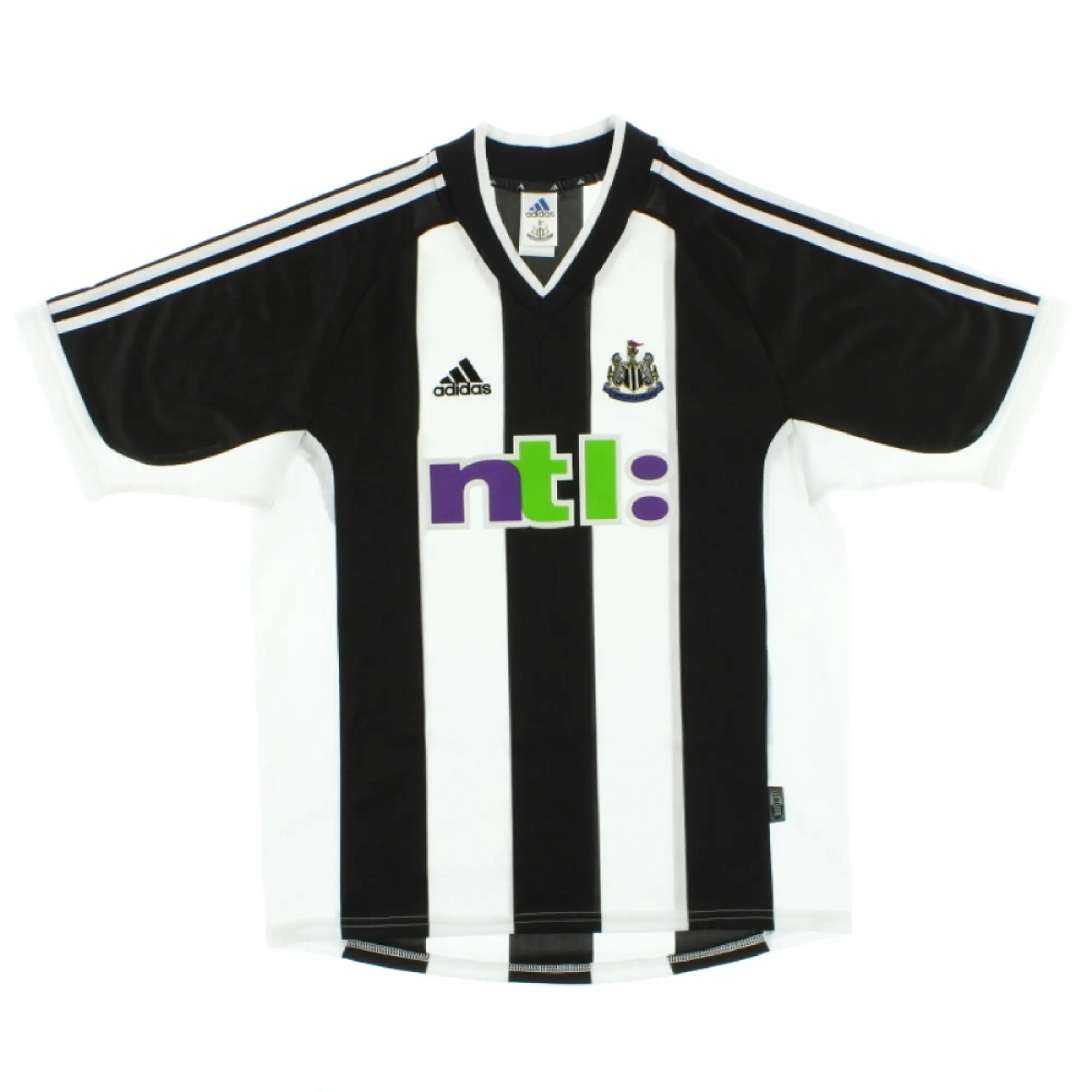 adidas Newcastle United Mens SS Home Shirt 2001/03