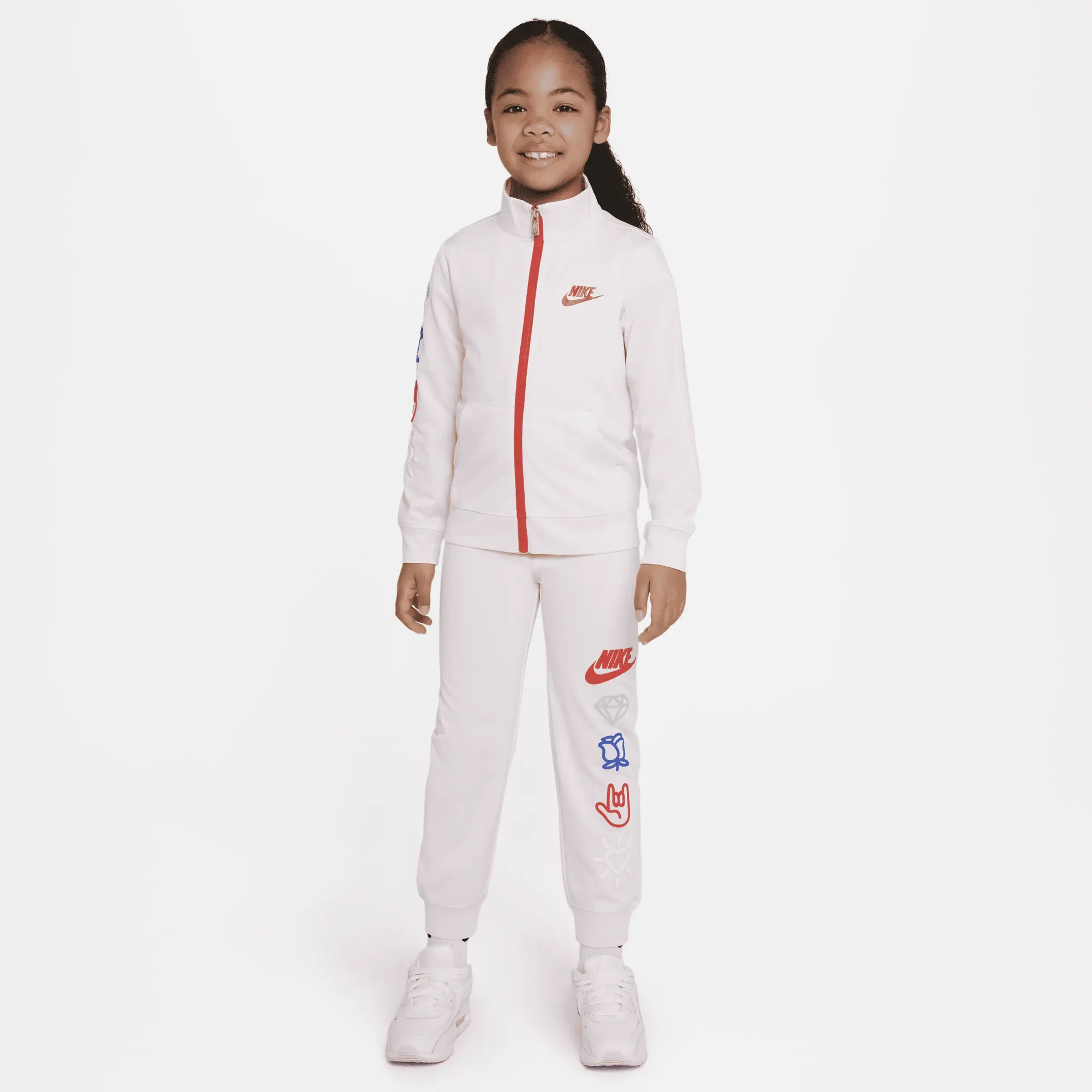 Nike XO Swoosh Tricot Set Younger Kids' Tracksuit - Pink