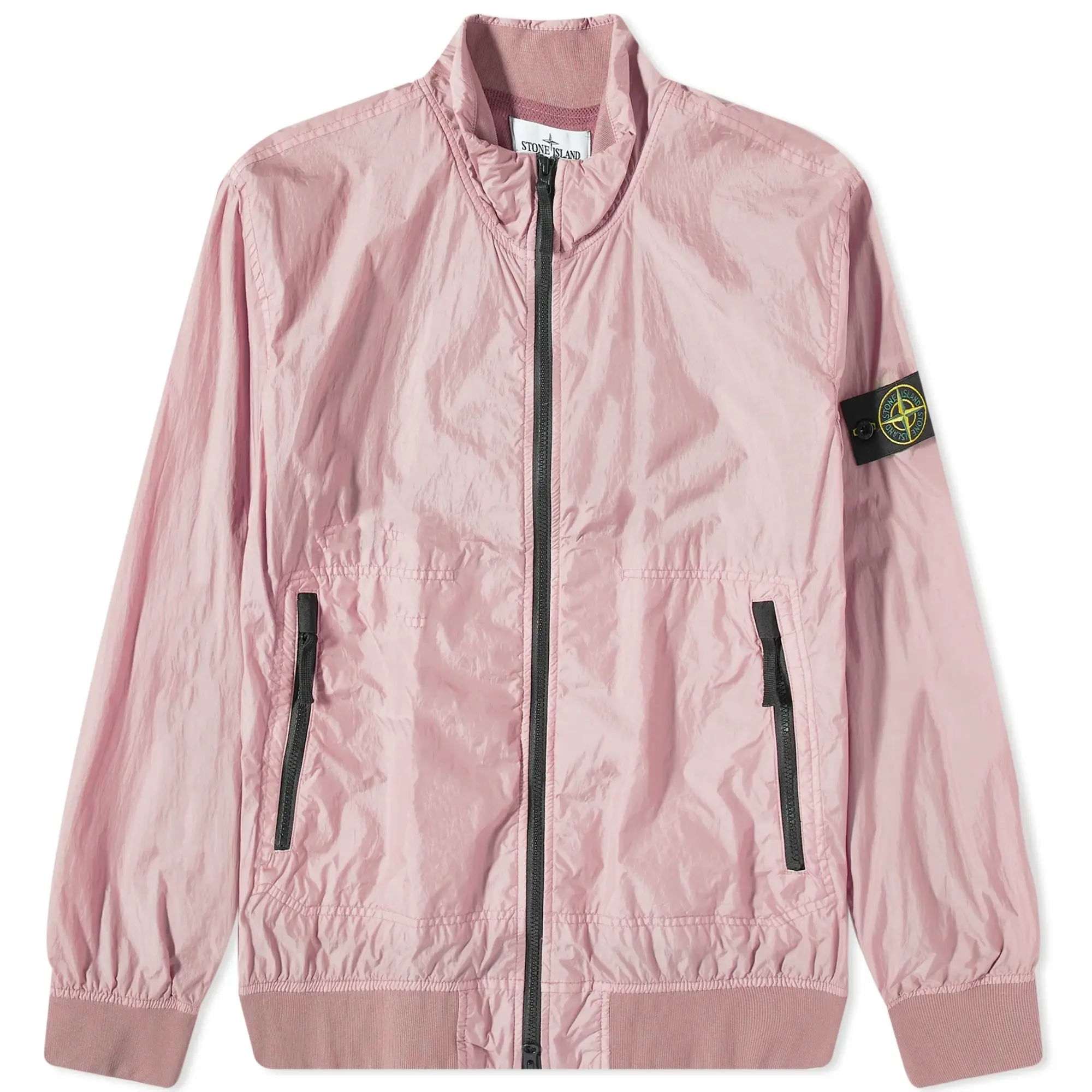 Stone Island Garment Dyed Crinkle Reps NY Jacket - Pink