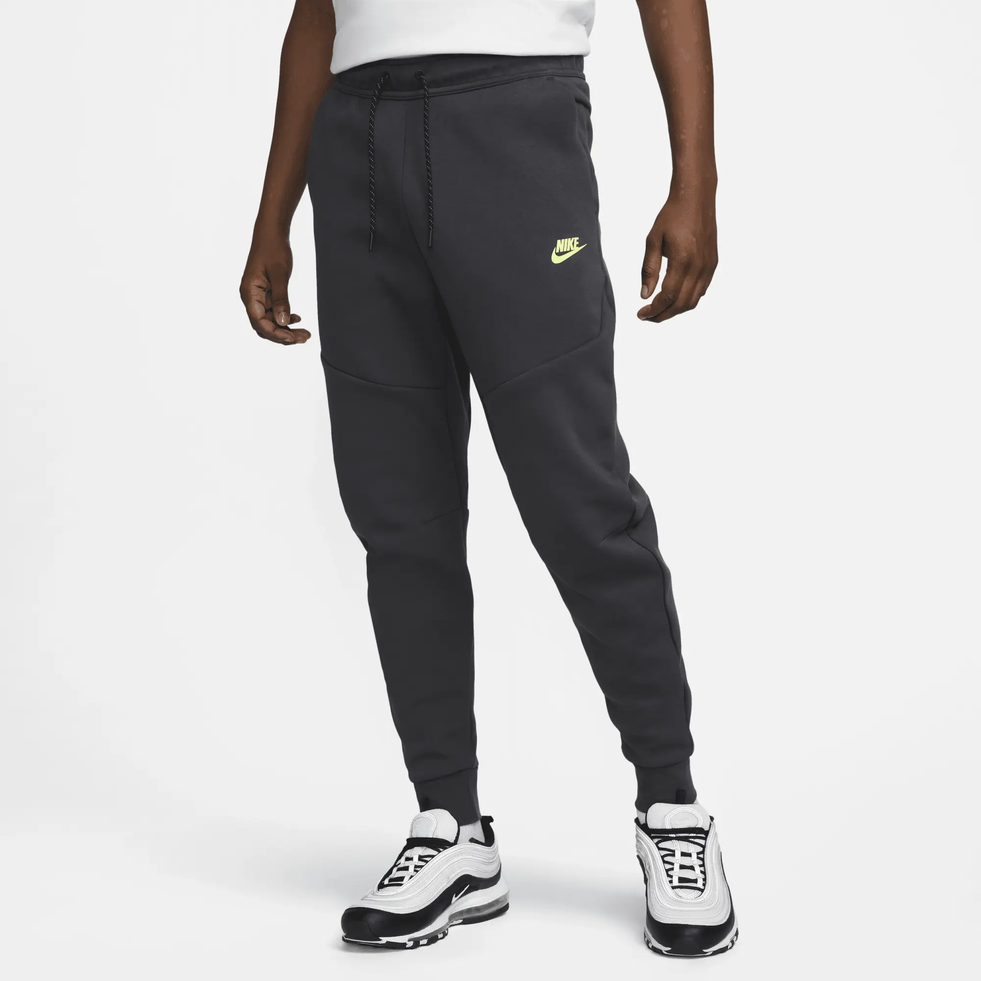 Nike Tech Fleece Pant - Anthracite / Volt