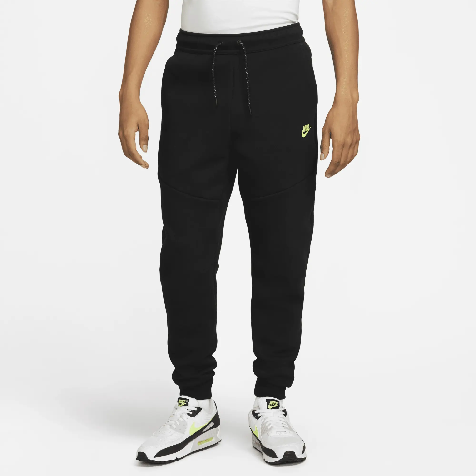 Nike Tech Fleece Pant - Black / Volt