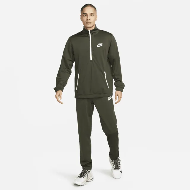 Nike Sportswear Sport Essentials Men's Poly-Knit Tracksuit - Green ...