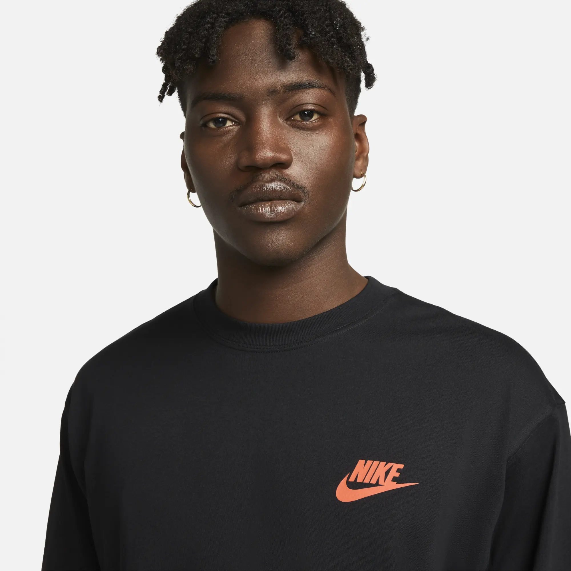Nike Delivery Truck Back Print T-Shirt In Black | FB9805-010 | FOOTY.COM