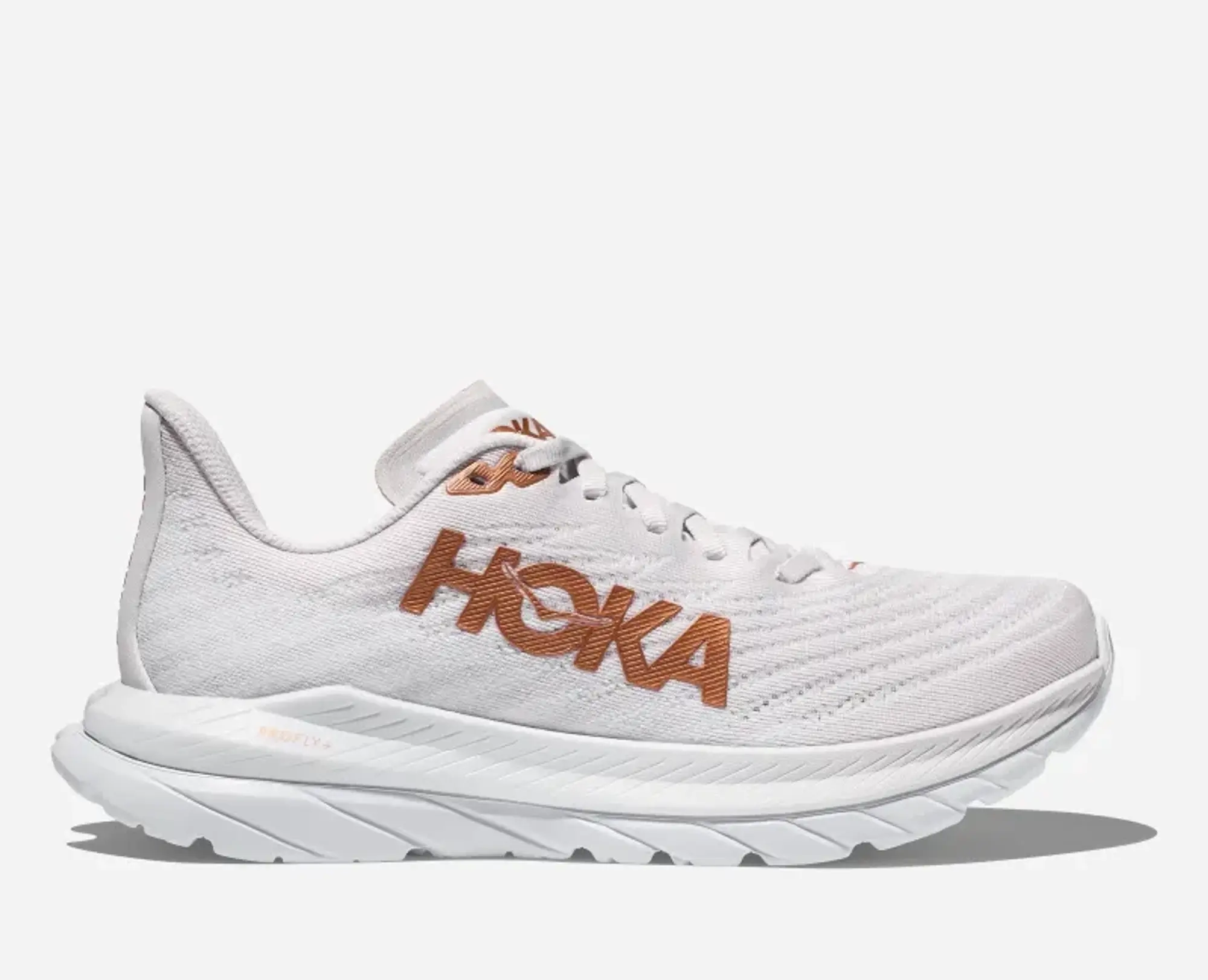 Hoka One One HOKA Men's Mach 5 Shoes in White/Copper