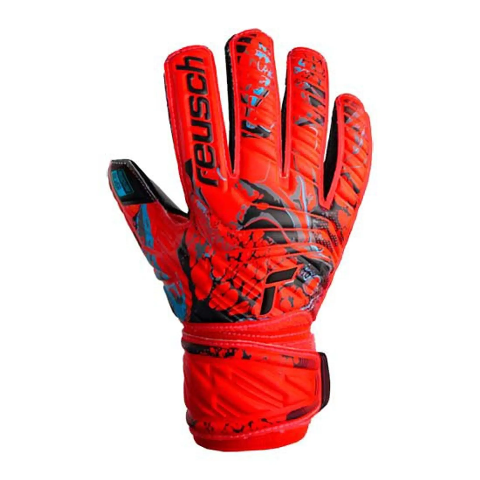 Reusch Attrakt Silver Junior Goalkeeper Gloves  - Red