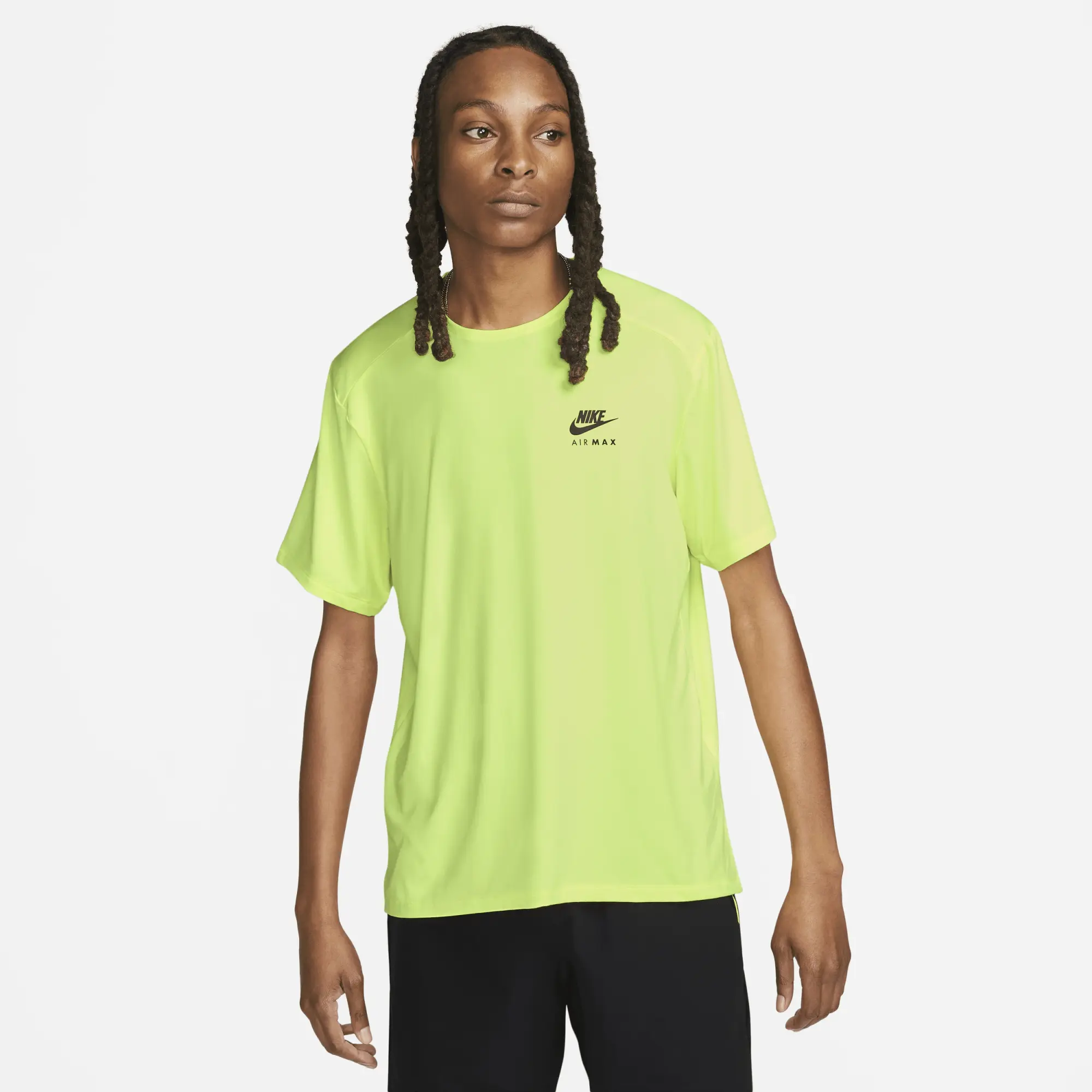 Nike Air Max Performance T-Shirt - Yellow - Mens