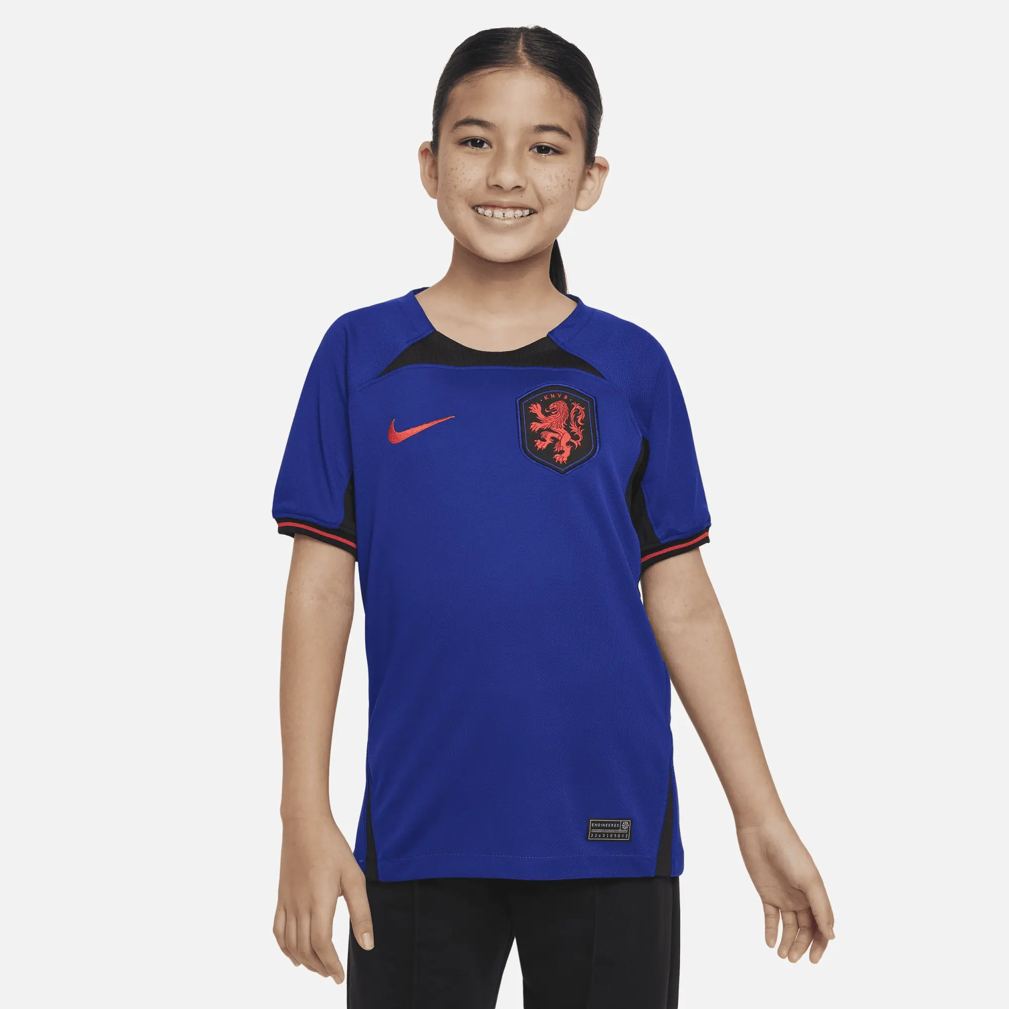 Nike Netherlands Kids SS Away Shirt 2022
