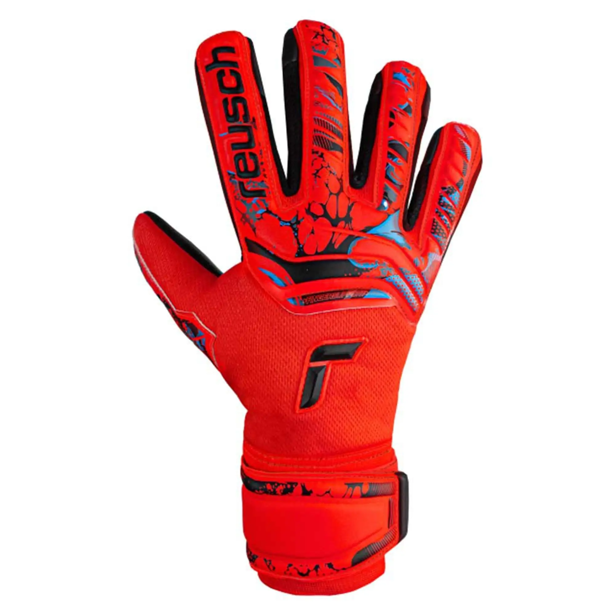 Reusch Attrakt Grip Evolution Finger Support Junior Goalkeeper Gloves  7 -