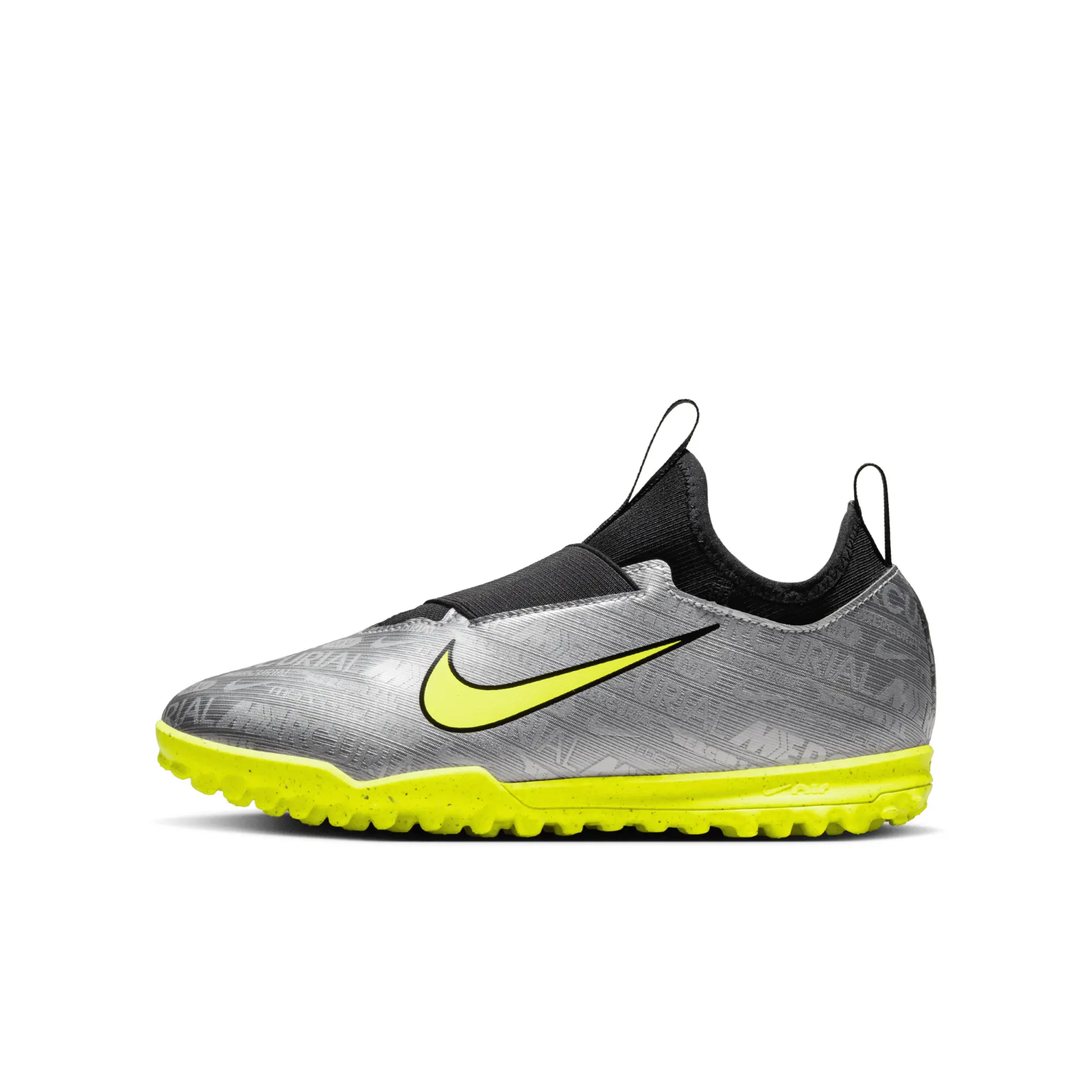 Nike Jr. Zoom Mercurial Vapor 15 Academy XXV TF Younger/Older Kids' Turf Football Shoes - Grey