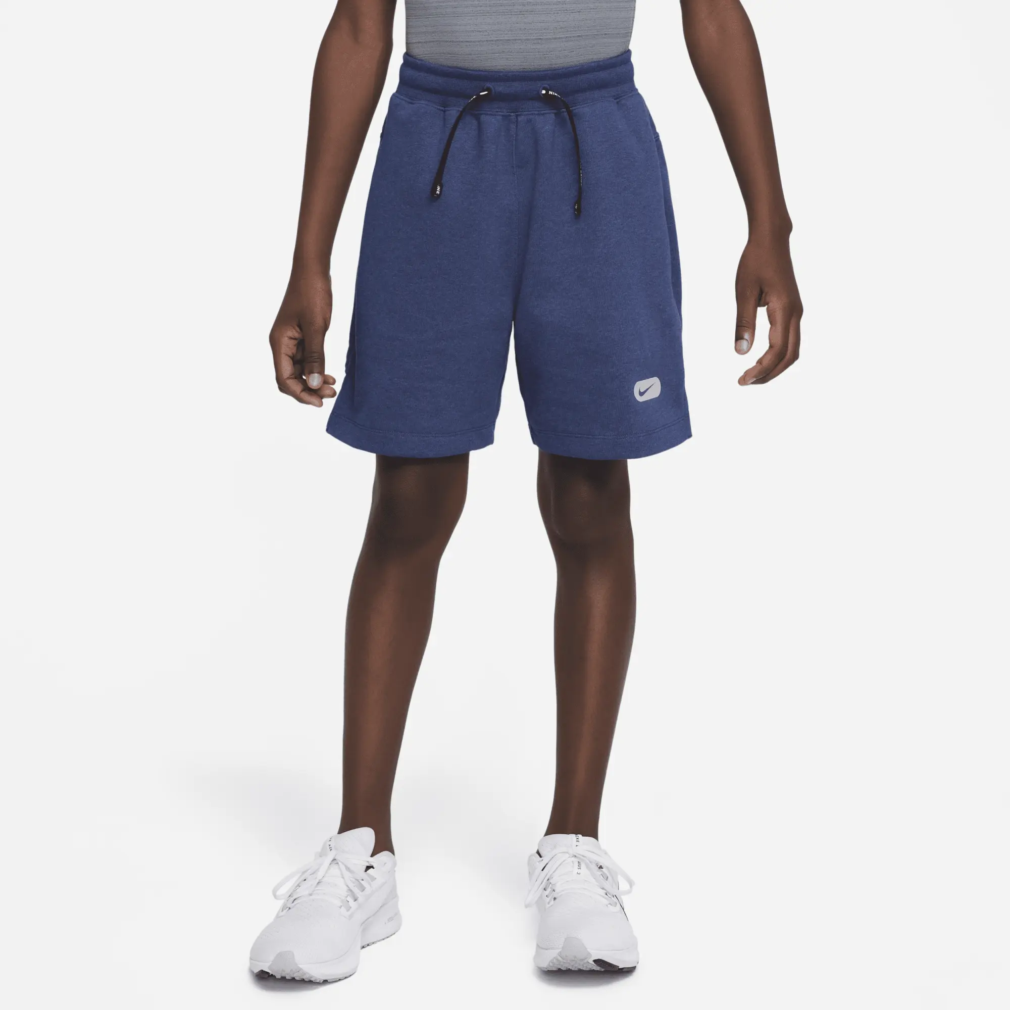 Nike Dri-FIT Athletics Older Kids' (Boys') Fleece Training Shorts - Blue