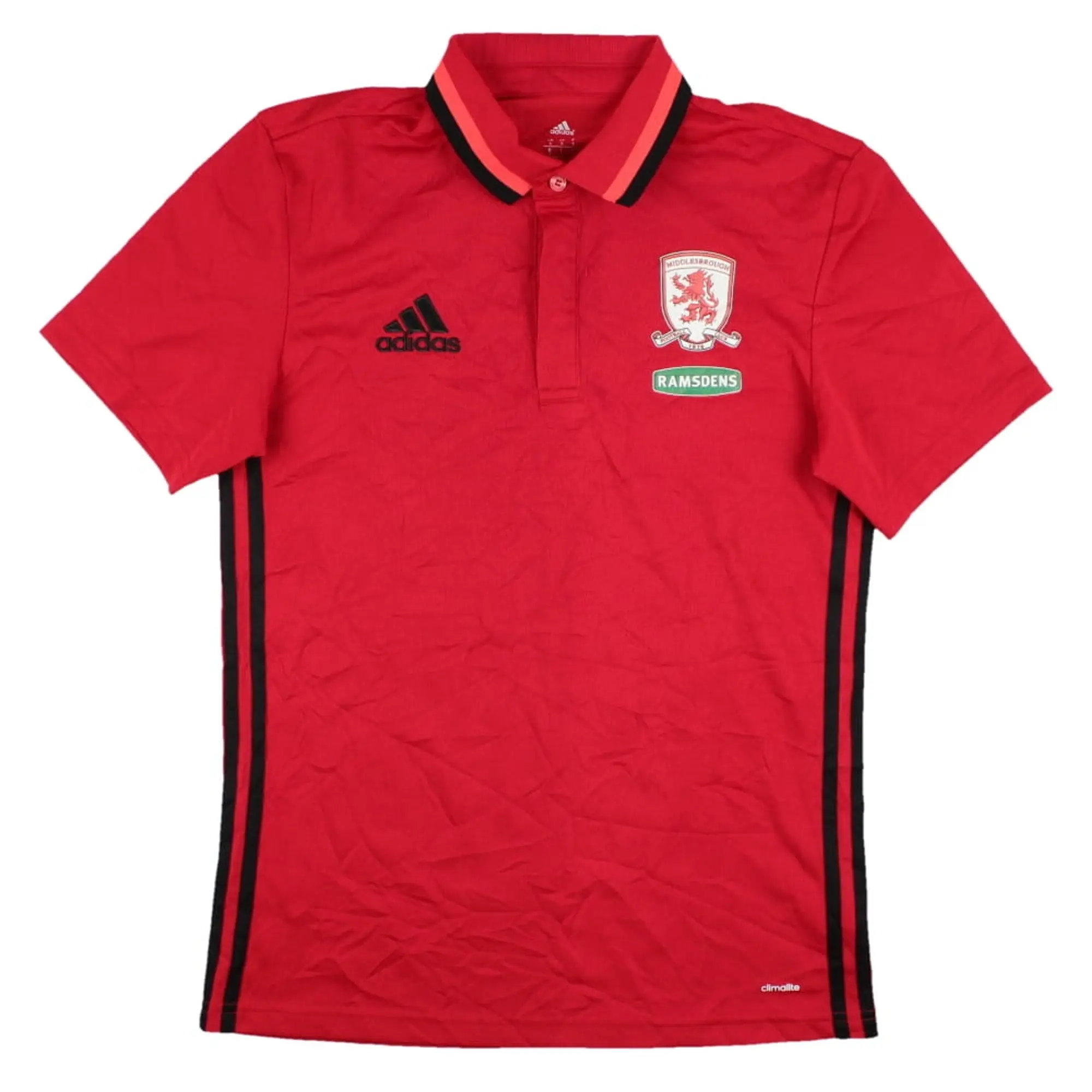 adidas Middlesbrough Mens SS Home Shirt 2011/13