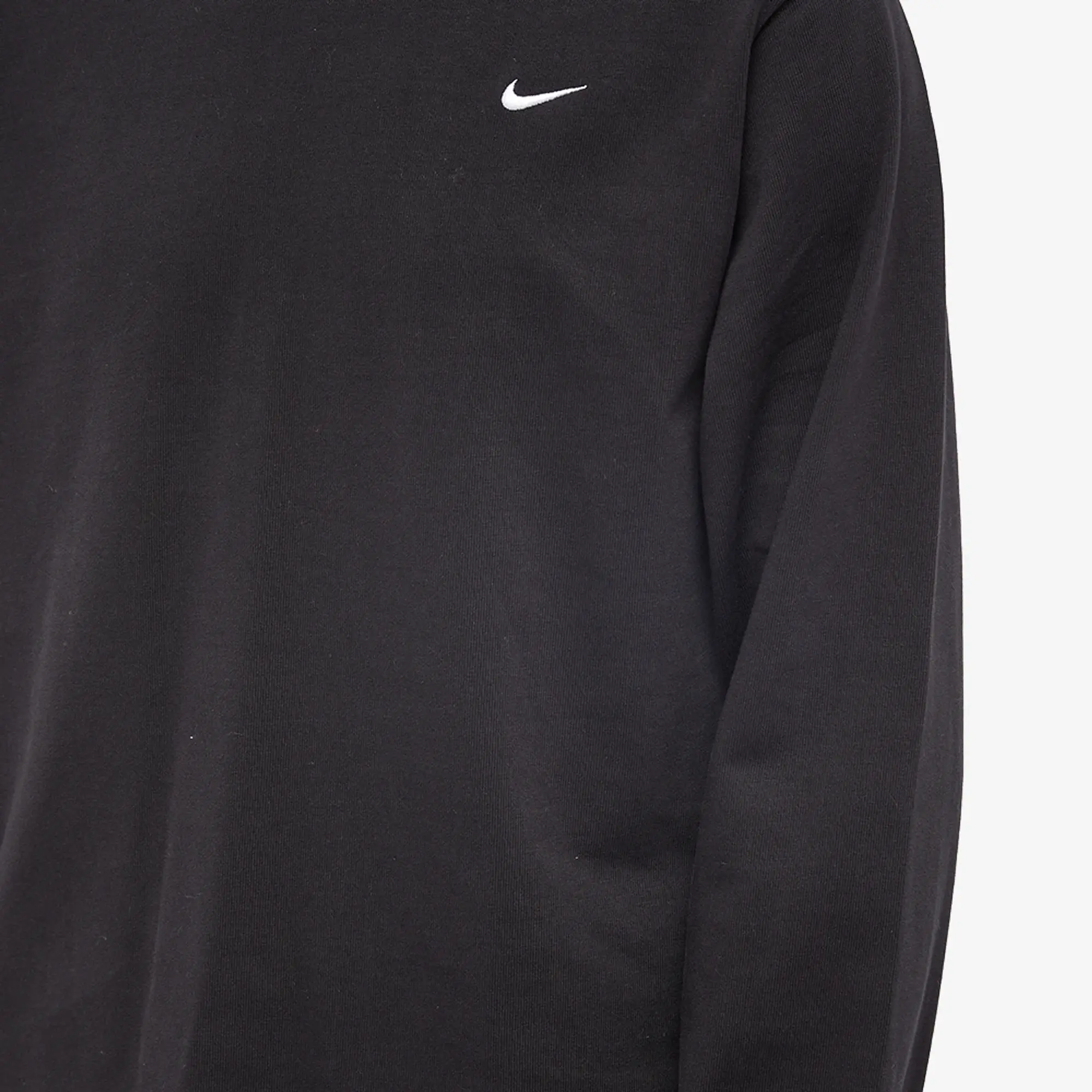 Nike Men's Long Sleeve Solo Swoosh T-Shirt Black/White | DX0884-010 ...