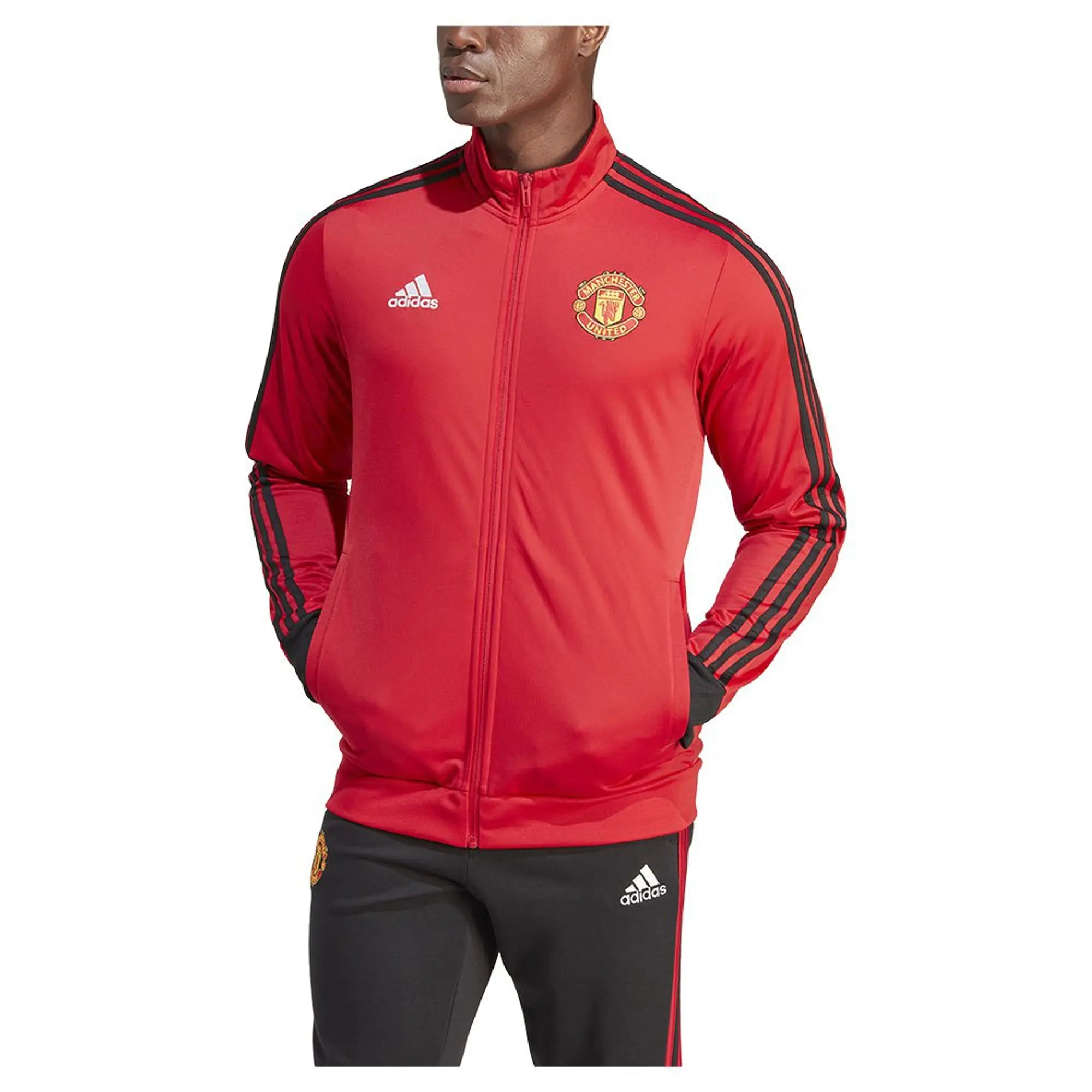adidas Manchester United 2023 DNA Mens Track Top - Black