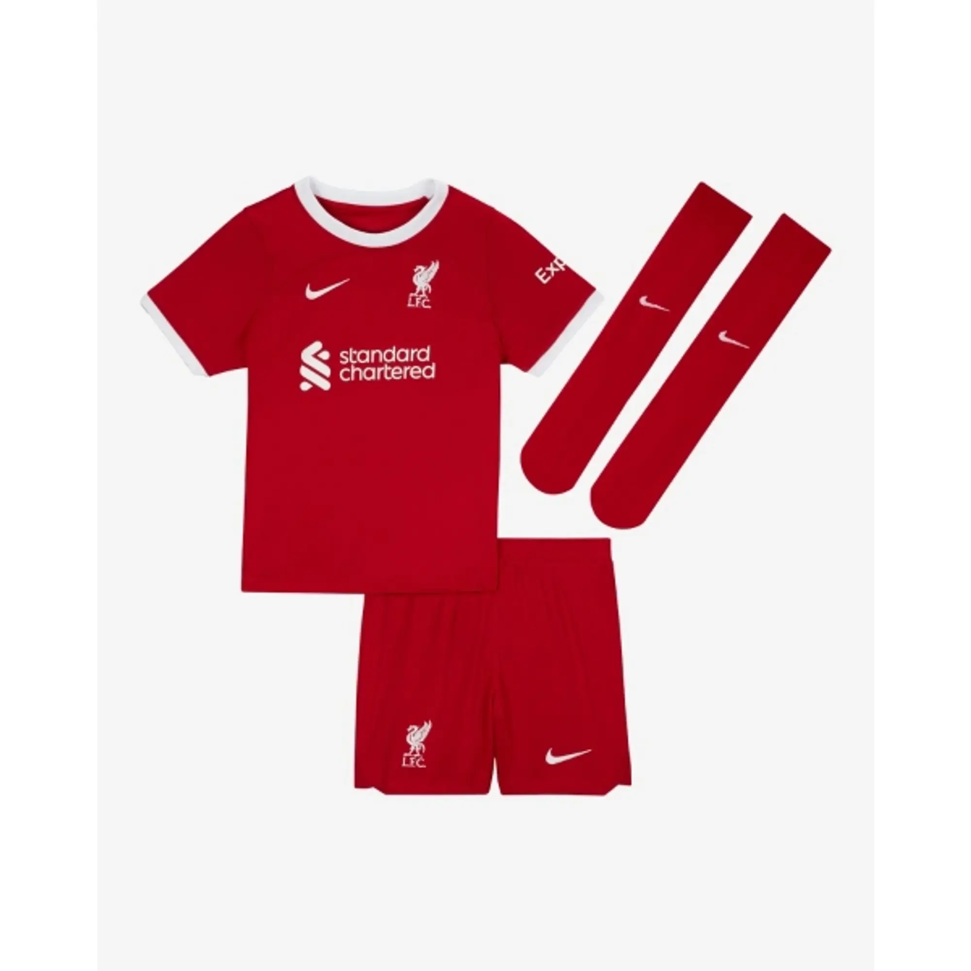 Nike Liverpool Kids SS Home Mini Kit 2023/24
