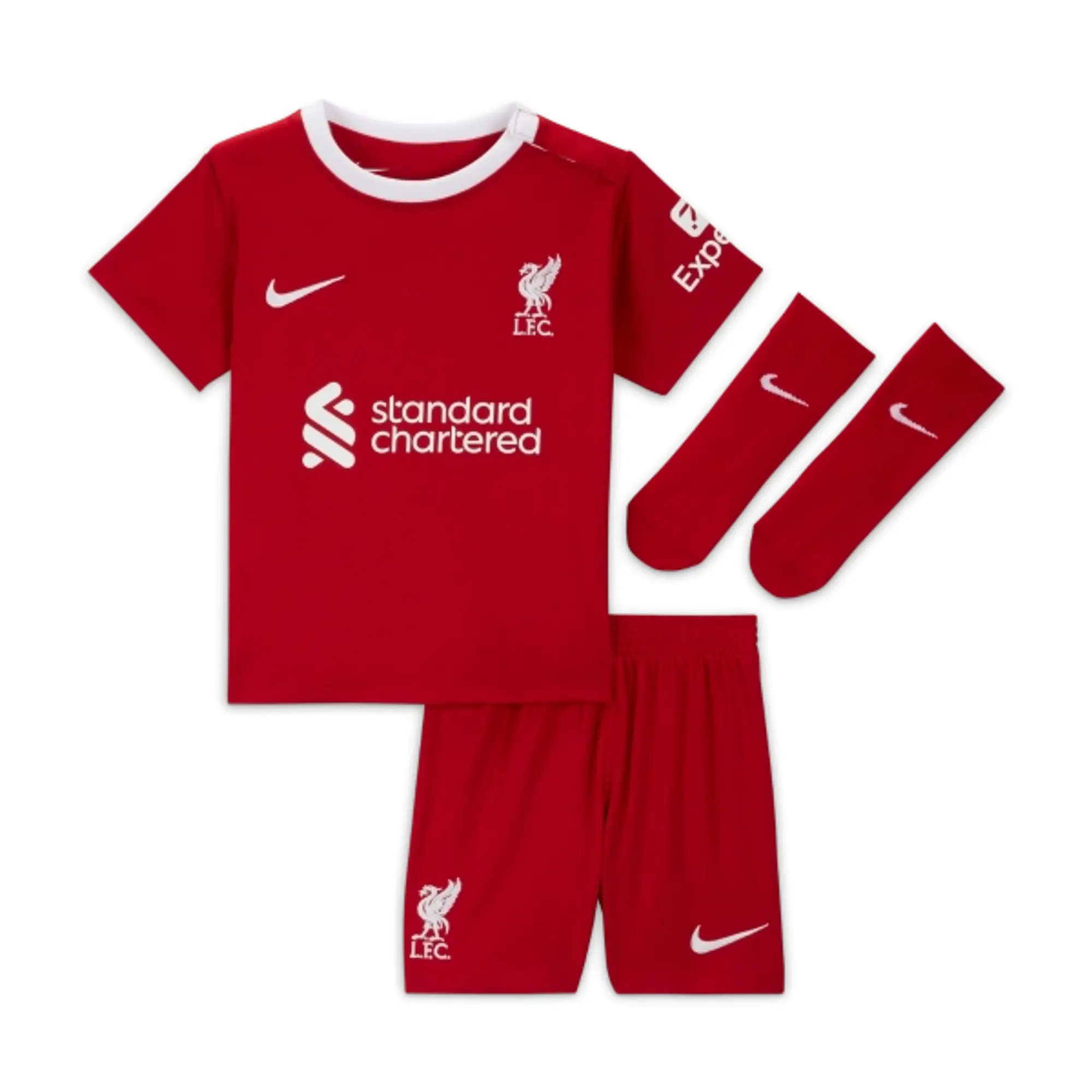 Nike Liverpool Baby SS Home Mini Kit 2023/24