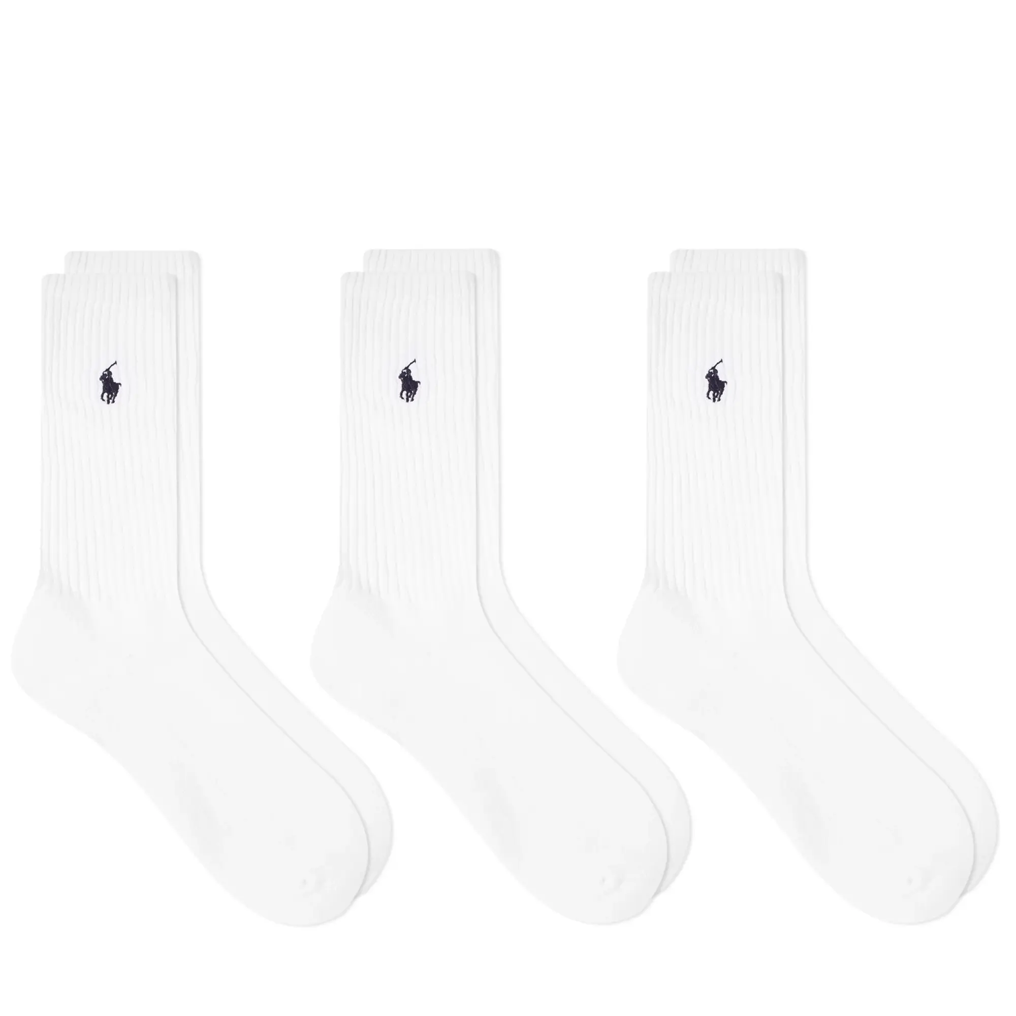 Polo Ralph Lauren 3 Pack Sport Socks In White